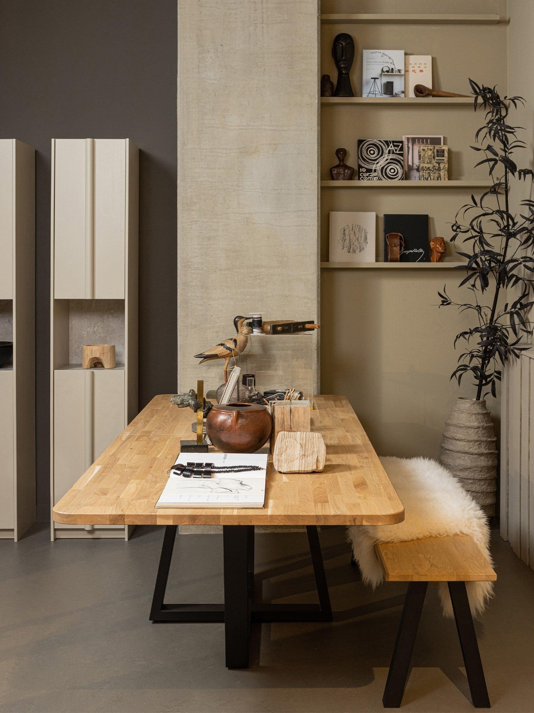 Stół TABLO DRENTHE dębowy blat Woood Eye on Design