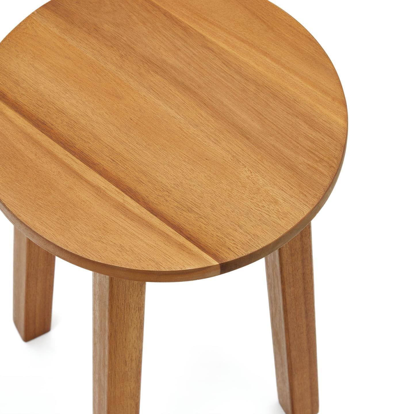 Stołek AMEL lite drewno akacjowe La Forma Eye on Design