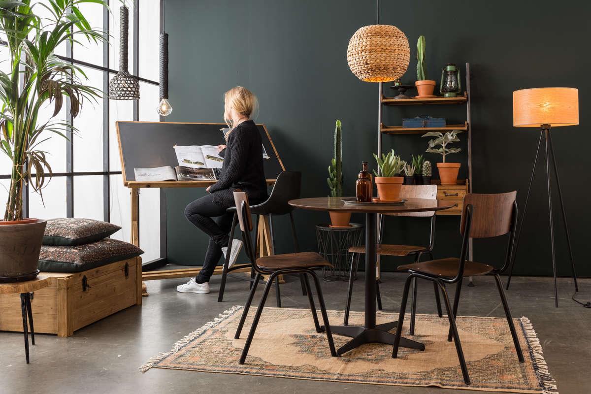 Stołek barowy FRANKY 65 czarny Dutchbone Eye on Design