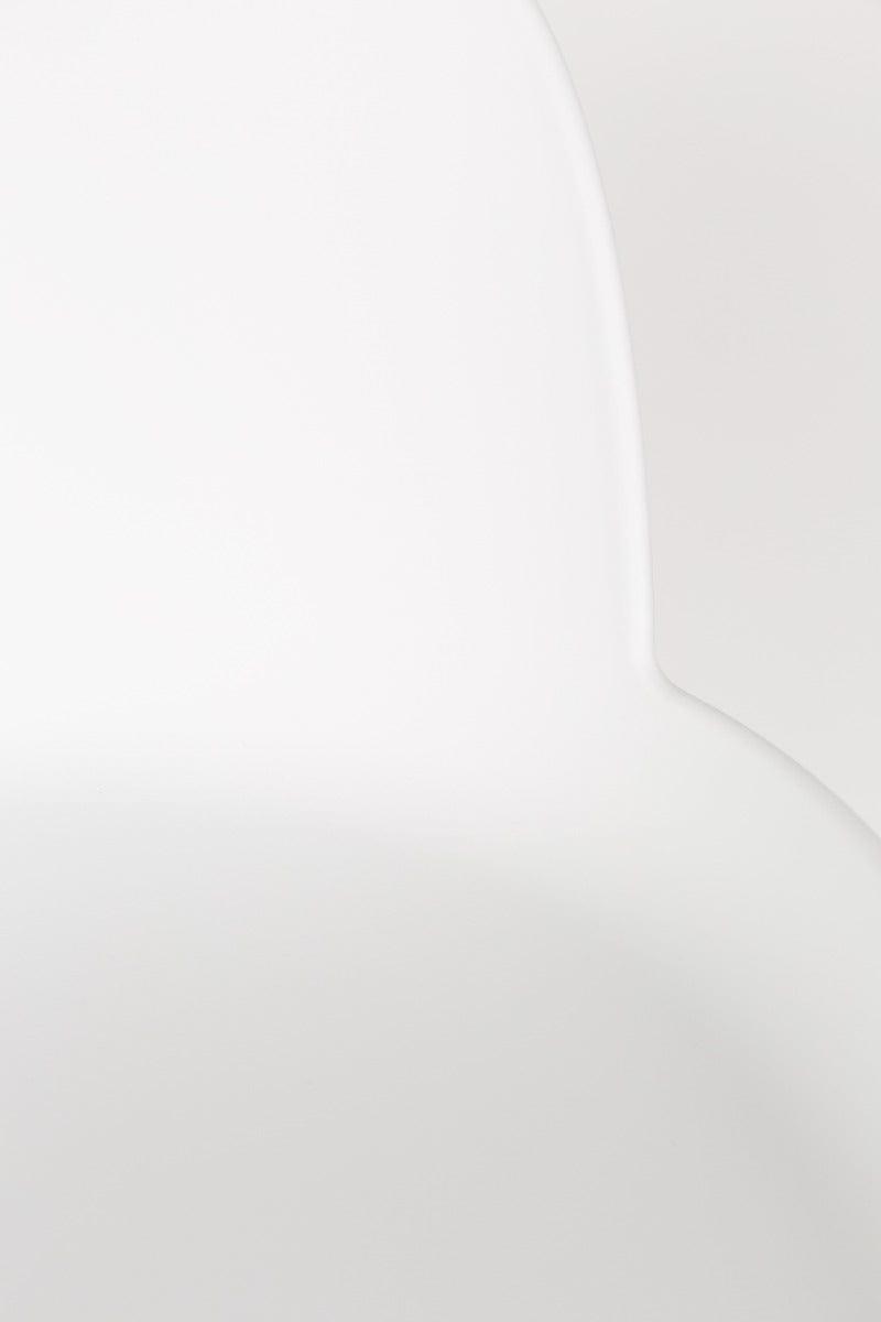 Stołek barowy niski ALBERT KUIP biały Zuiver Eye on Design