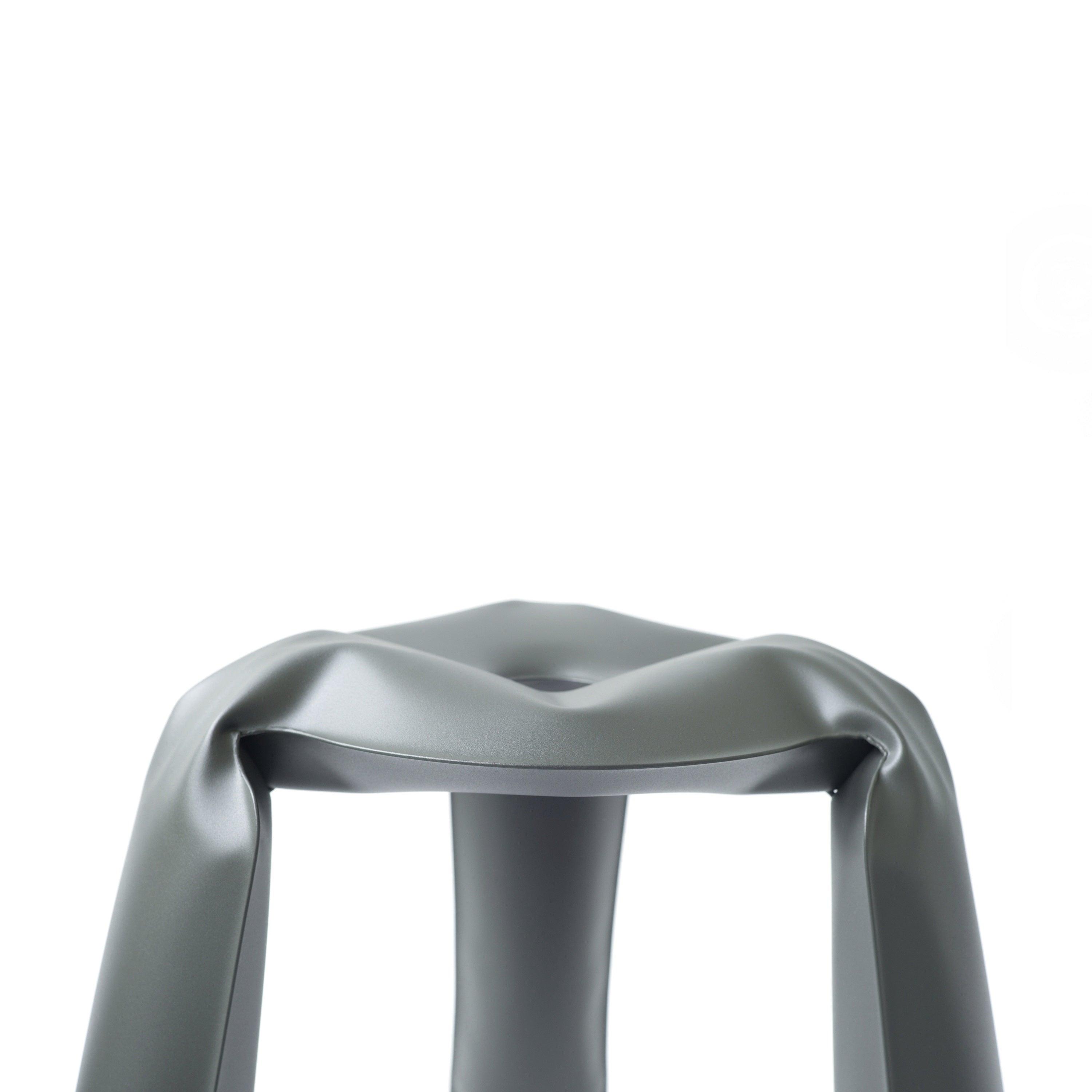 Stołek barowy PLOPP szary mat Zieta Studio Eye on Design