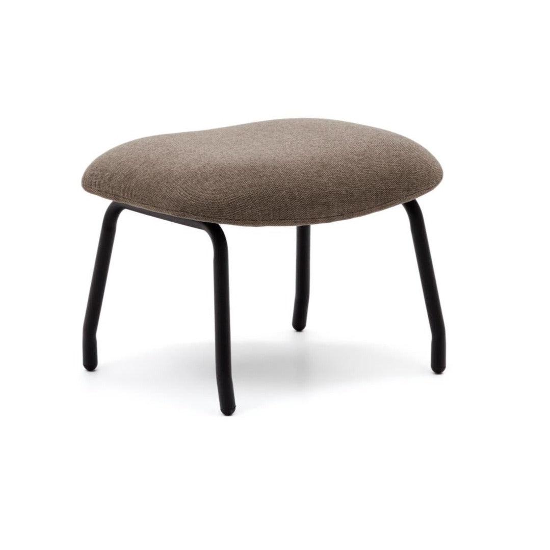 Stołek BELINA jasnobrązowy szenil La Forma Eye on Design