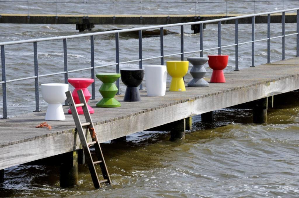 Stołek DEVIL'S EYE biały Pols Potten Eye on Design