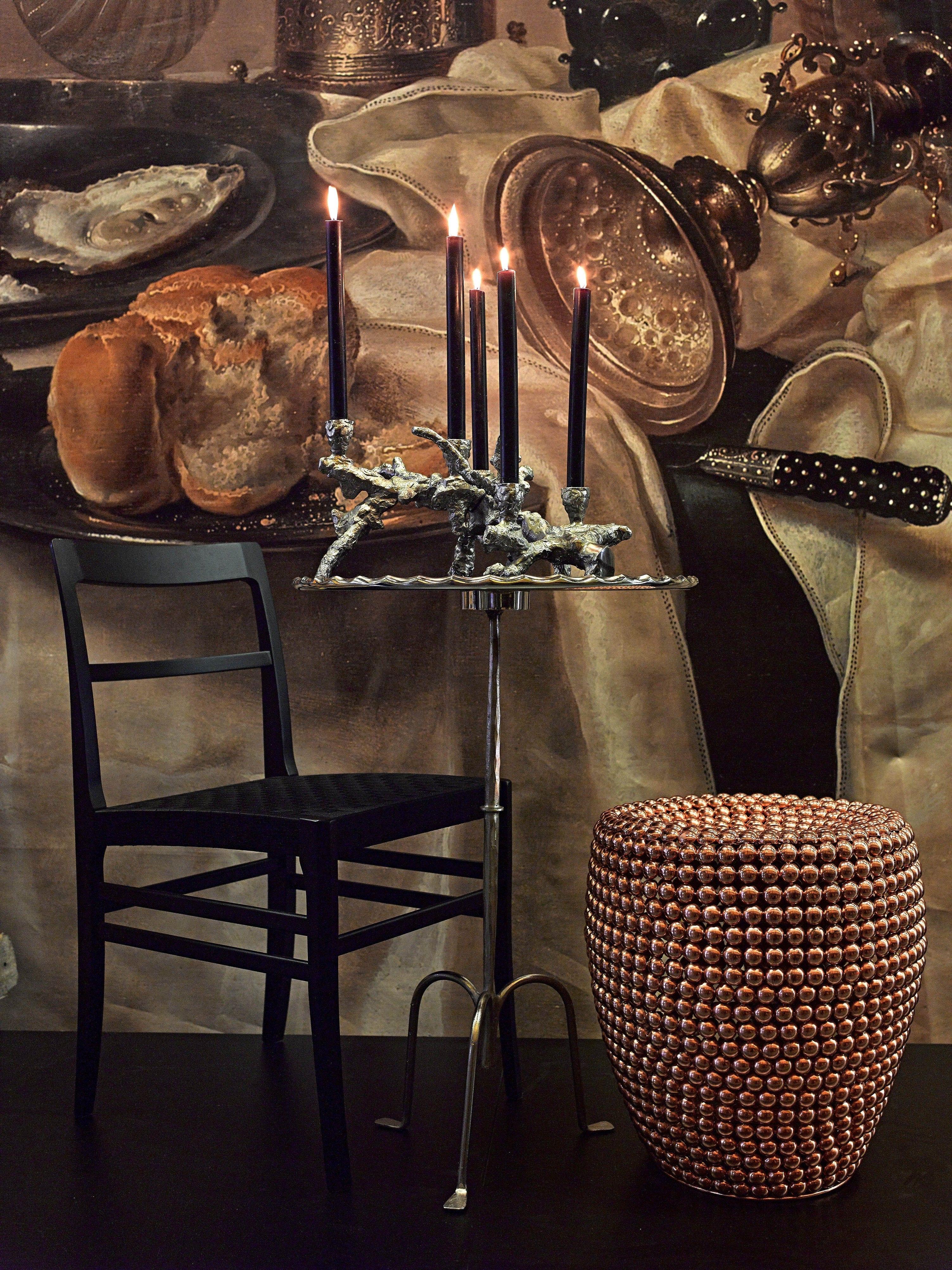 Stołek DOT miedziany Pols Potten Eye on Design