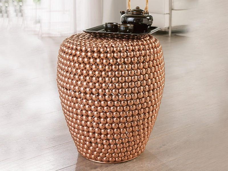 Stołek DOT miedziany Pols Potten Eye on Design