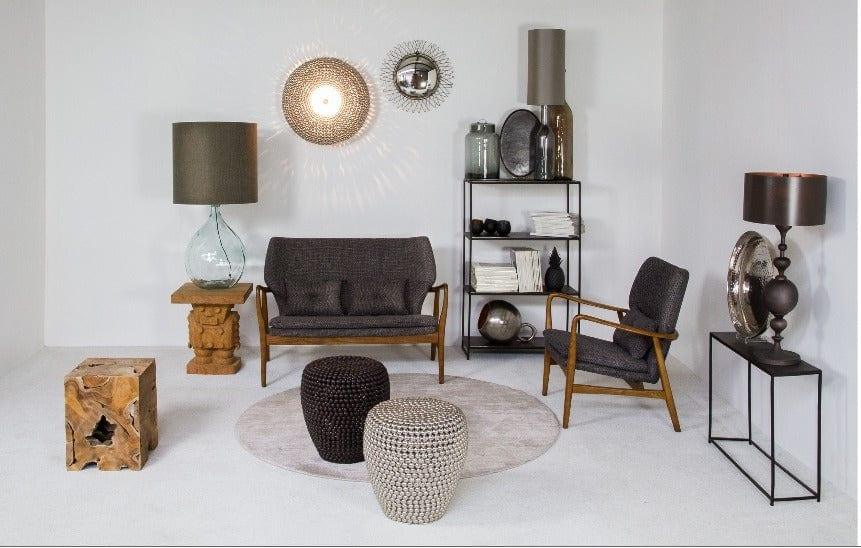 Stołek DOT srebrny Pols Potten Eye on Design