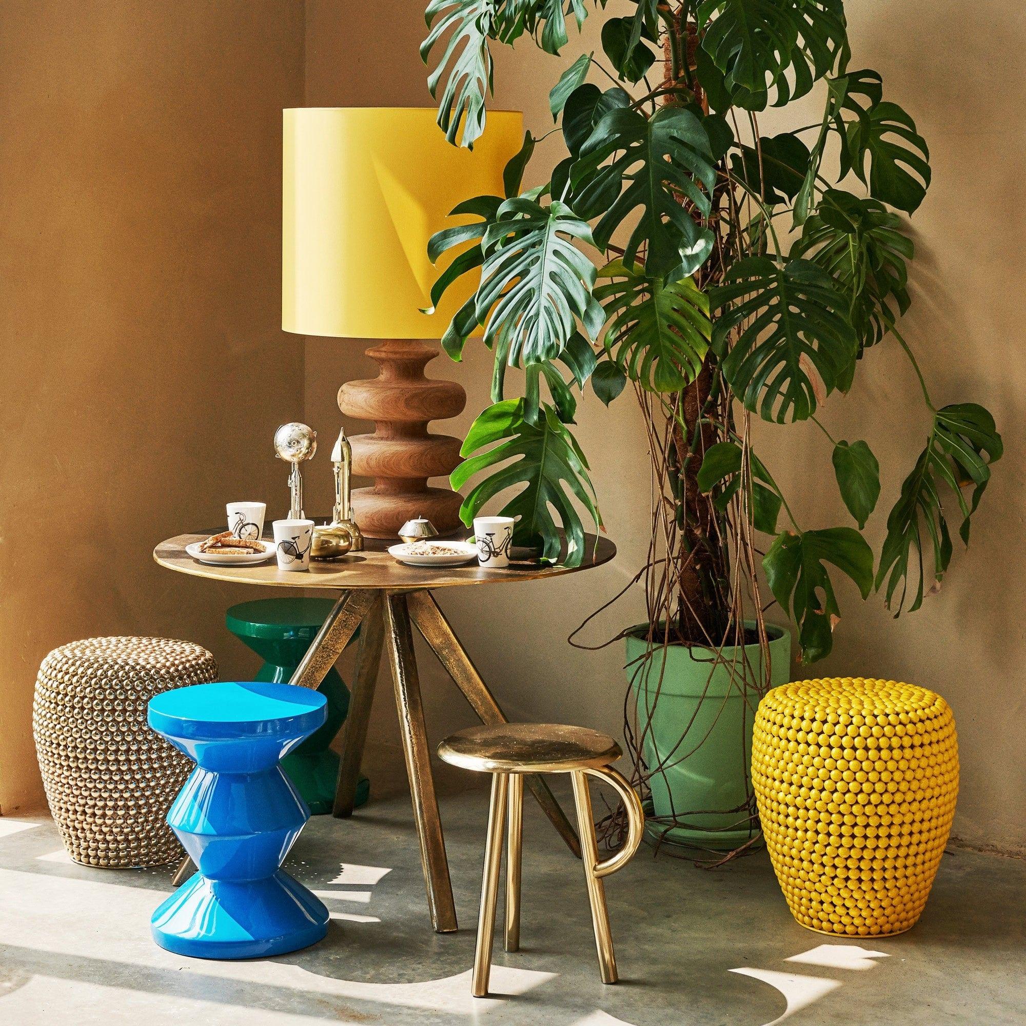 Stołek DOT złoty Pols Potten Eye on Design