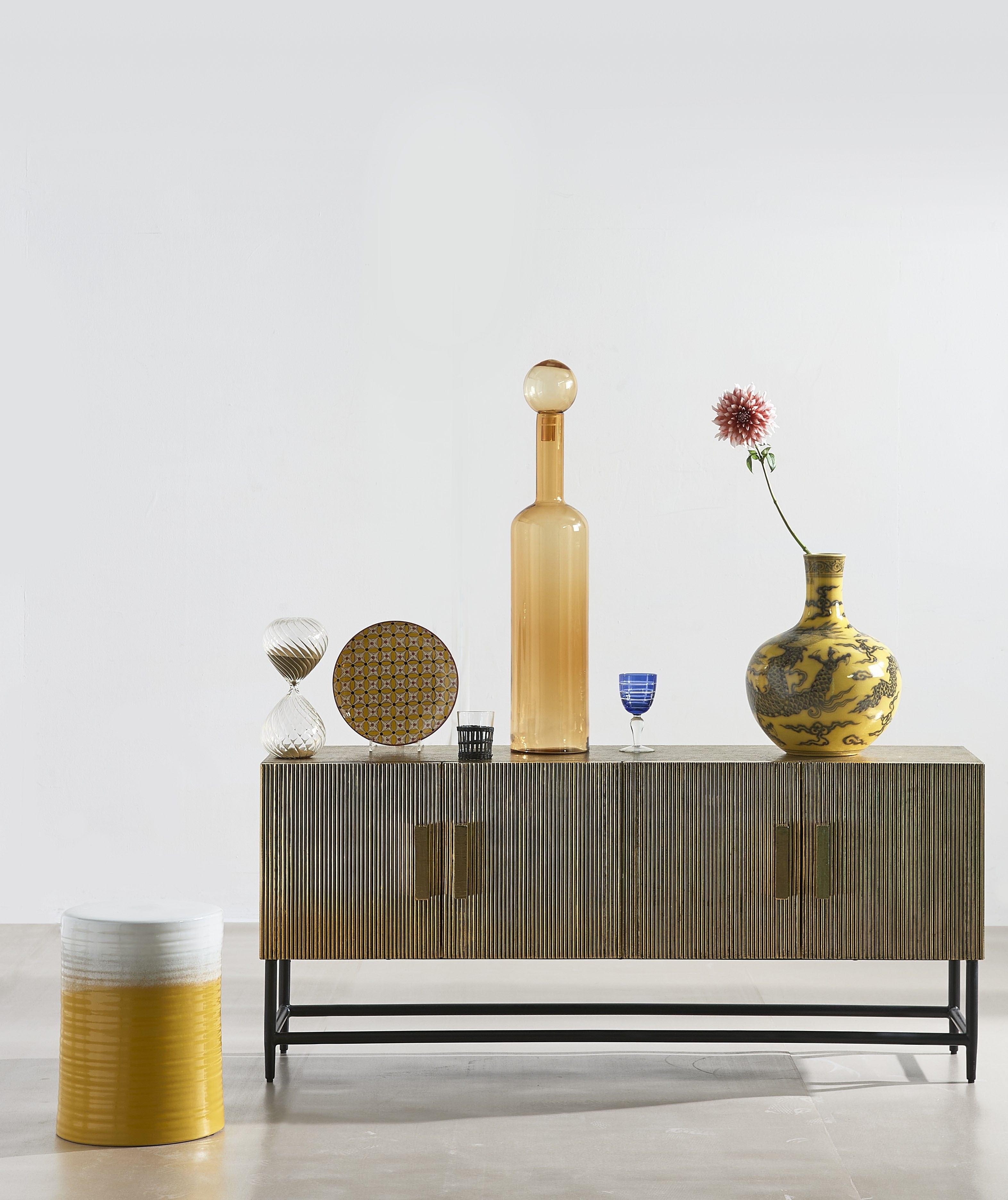 Stołek LAGER żółty Pols Potten Eye on Design