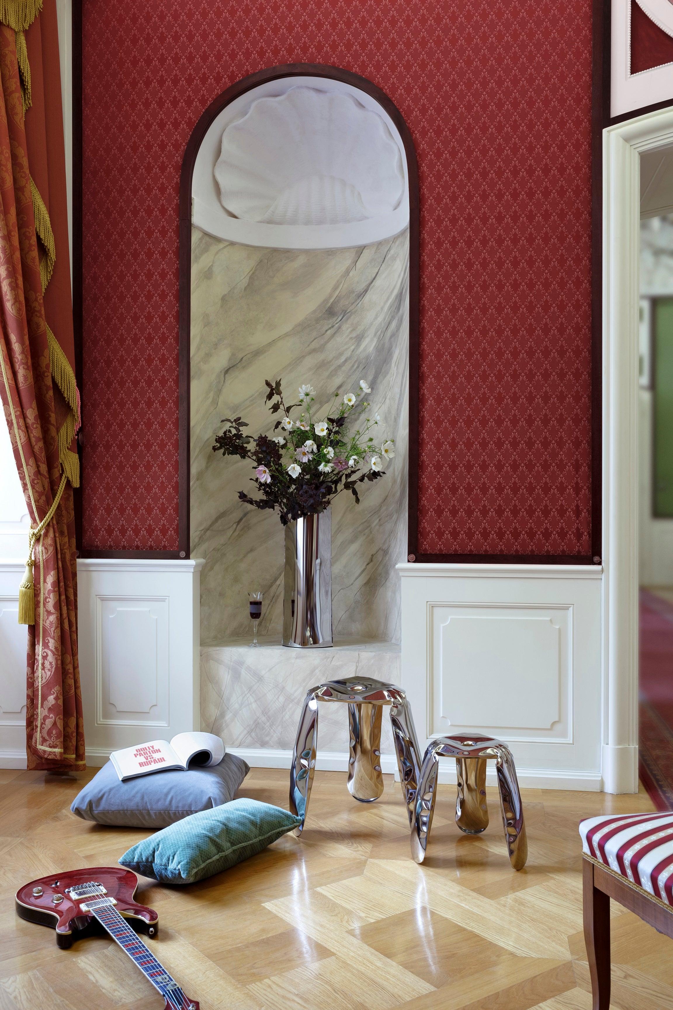 Stołek PLOPP inox Zieta Studio Eye on Design