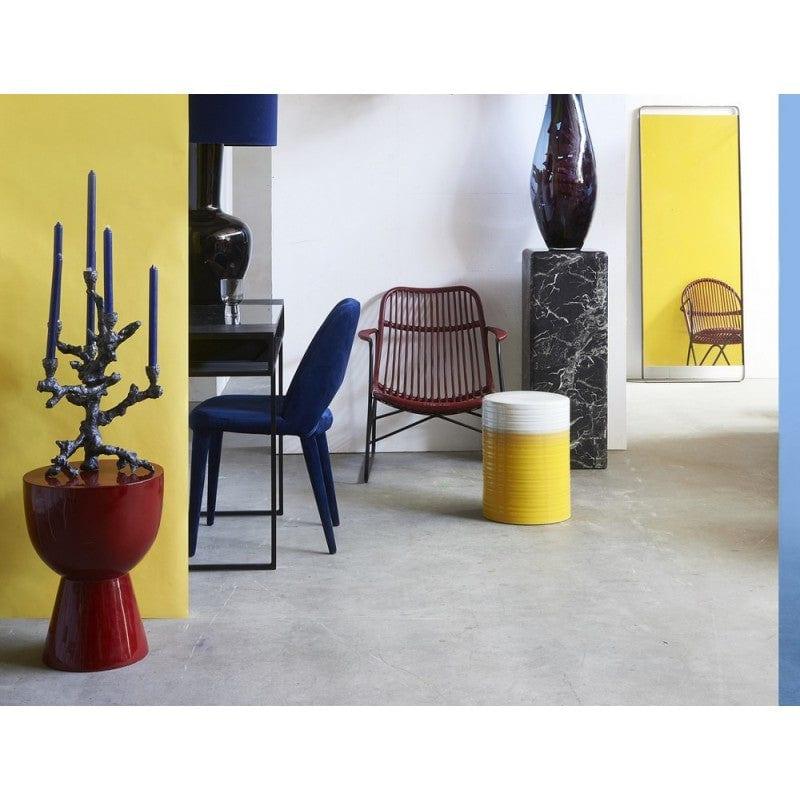 Stołek TAM TAM burgundowy Pols Potten Eye on Design