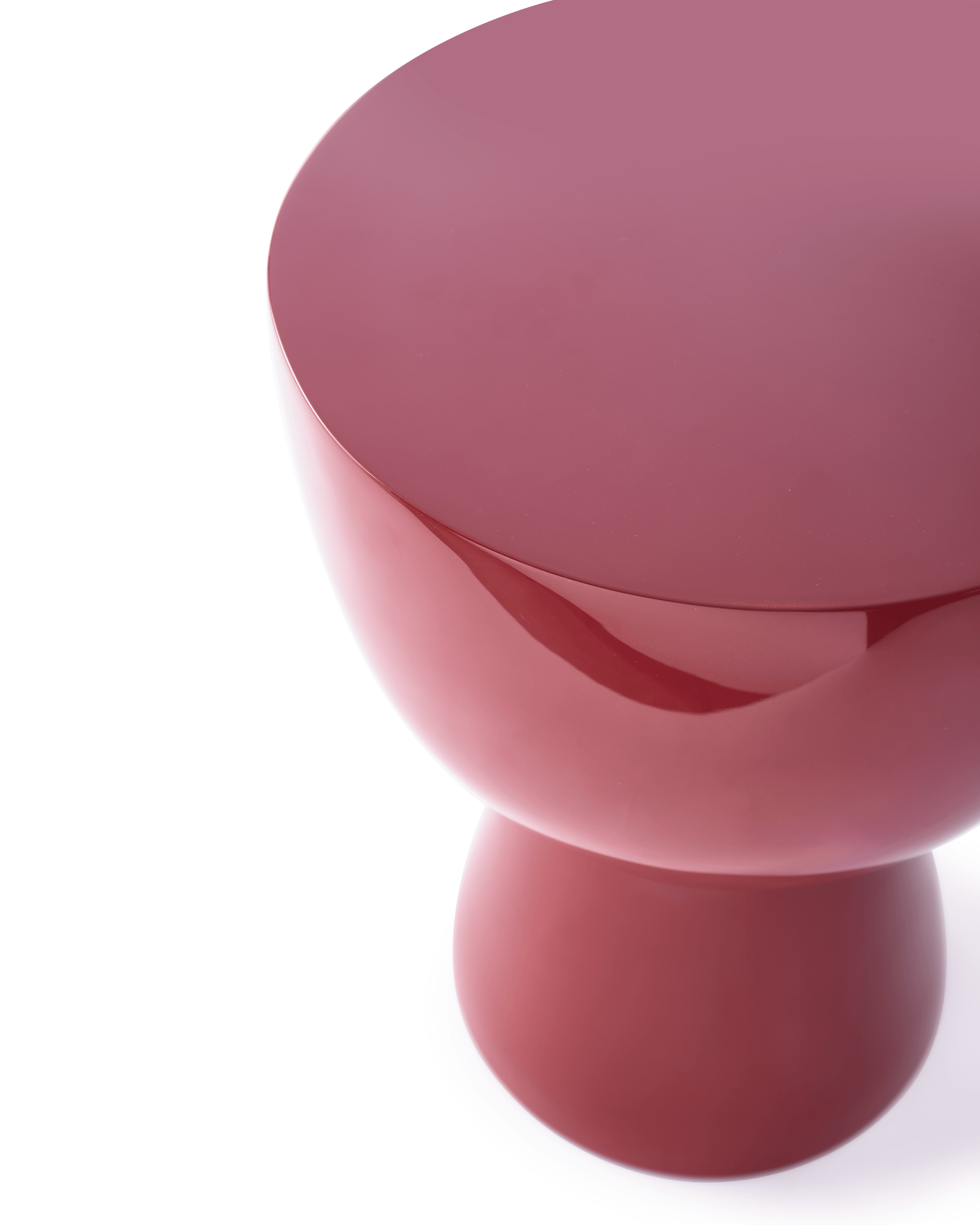 Stołek TAM TAM burgundowy Pols Potten Eye on Design