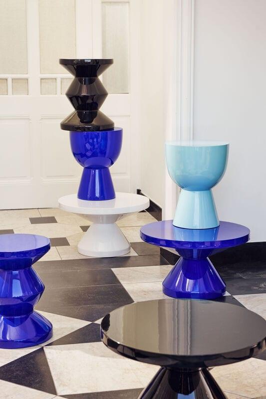 Stołek ZIG ZAG czarny Pols Potten Eye on Design