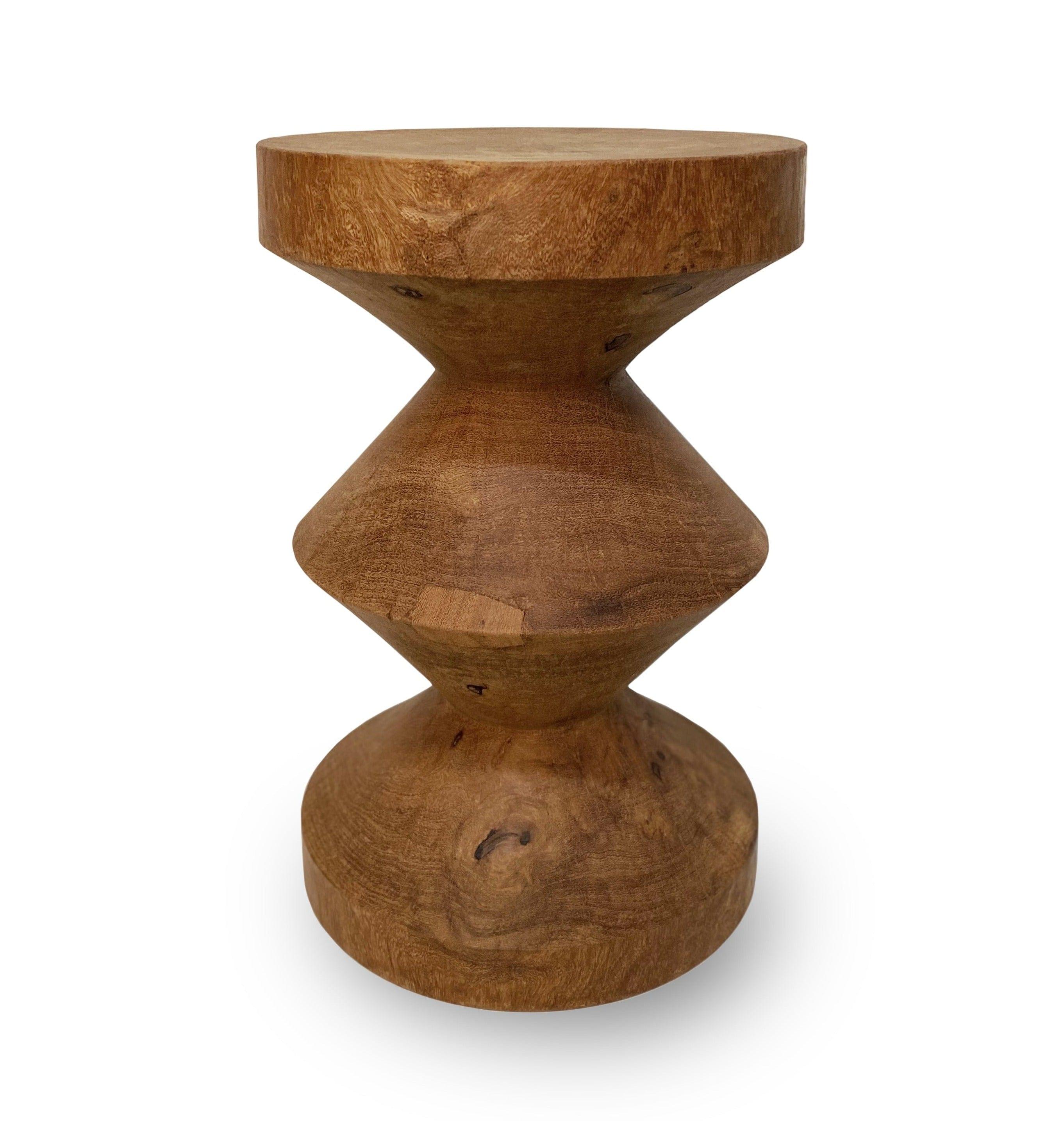 Stołek ZIG ZAG drewniany Pols Potten Eye on Design