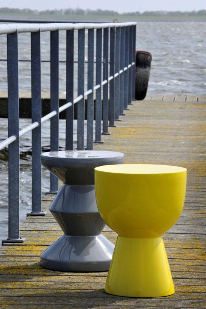 Stołek ZIG ZAG szary Pols Potten Eye on Design