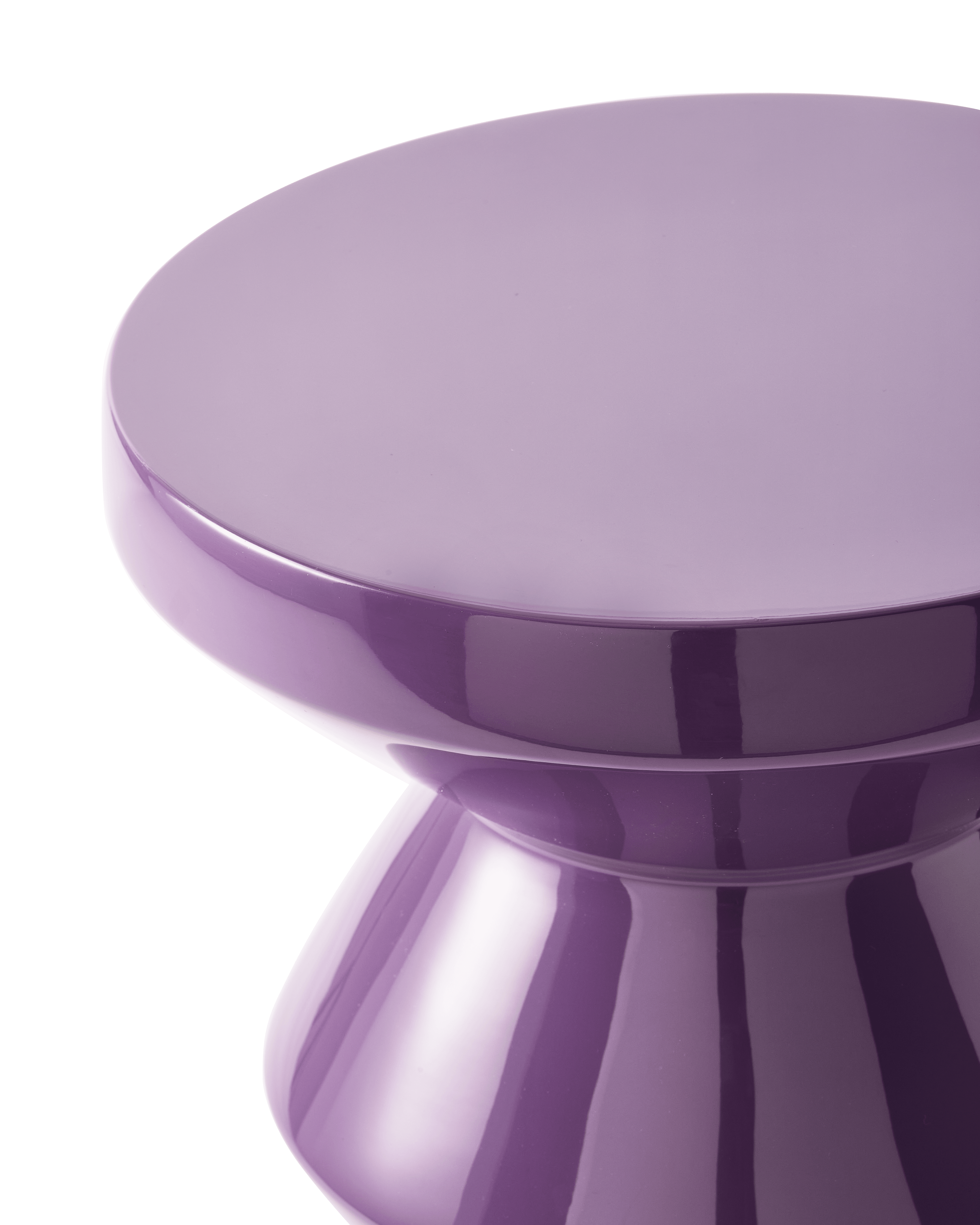 Stołek ZIG ZAG winogronowy fiolet Pols Potten Eye on Design