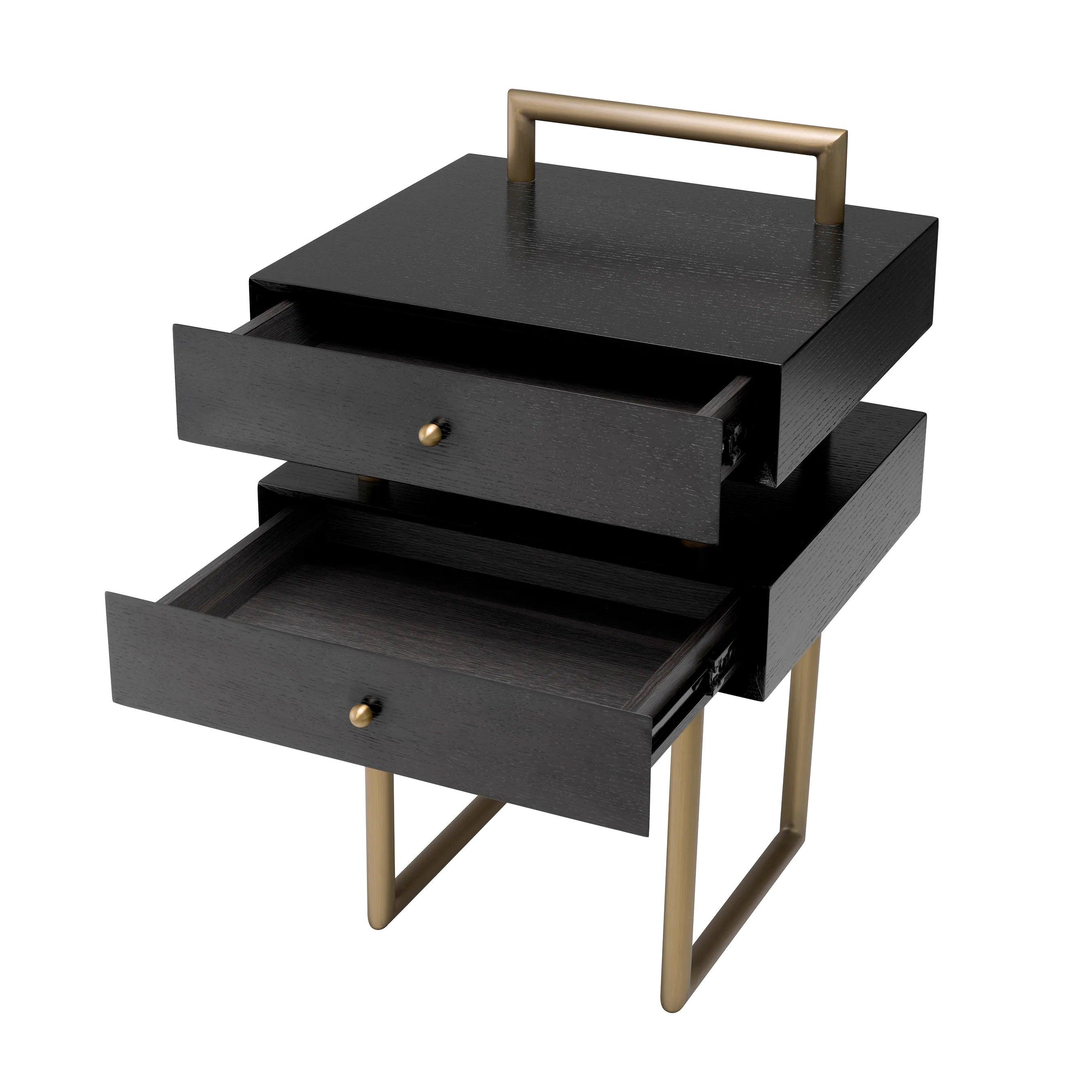 Stolik boczny BEDINI szczotkowany mosiądz Eichholtz Eye on Design