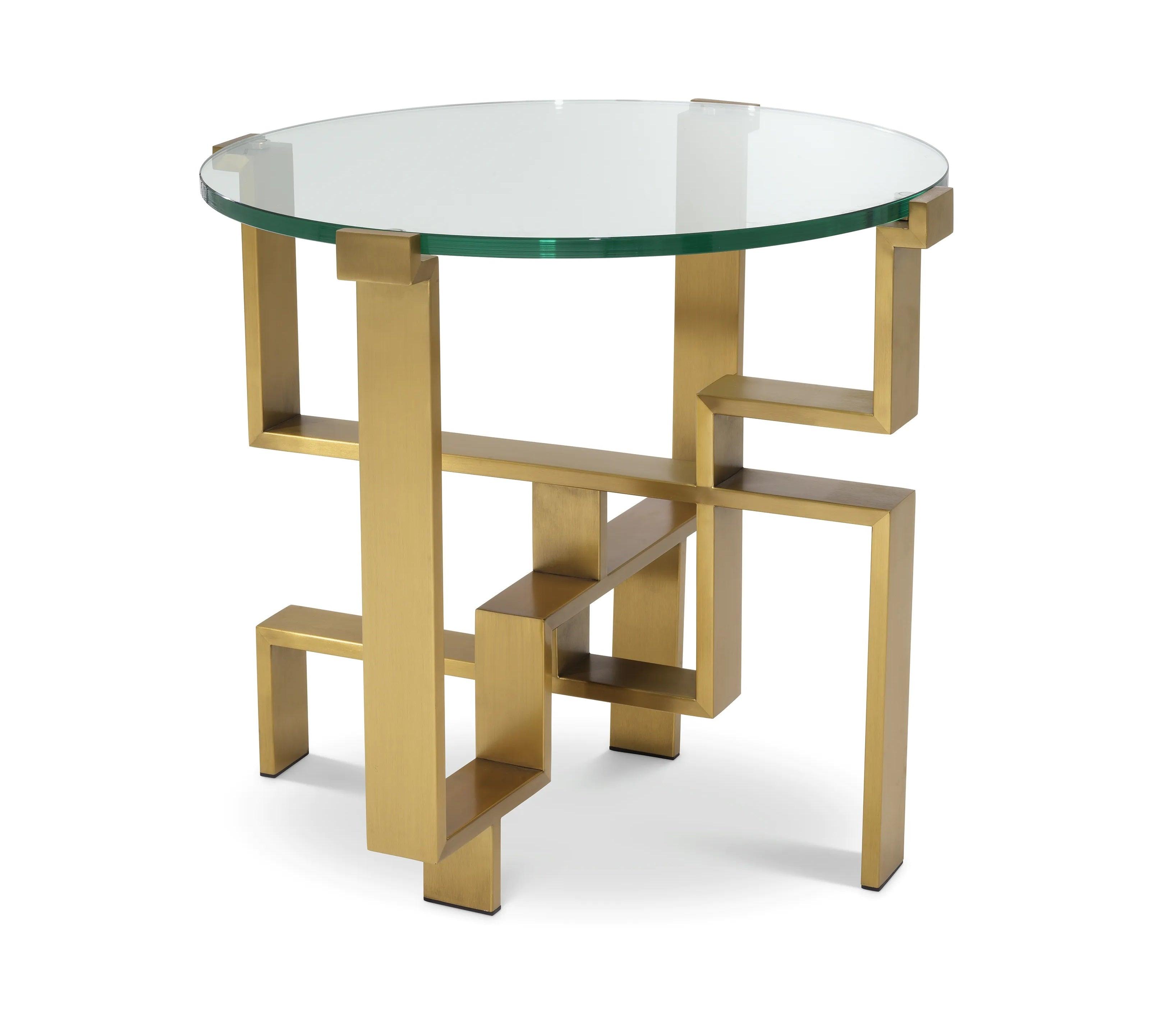 Stolik boczny CHUCK szczotkowany mosiądz Eichholtz Eye on Design