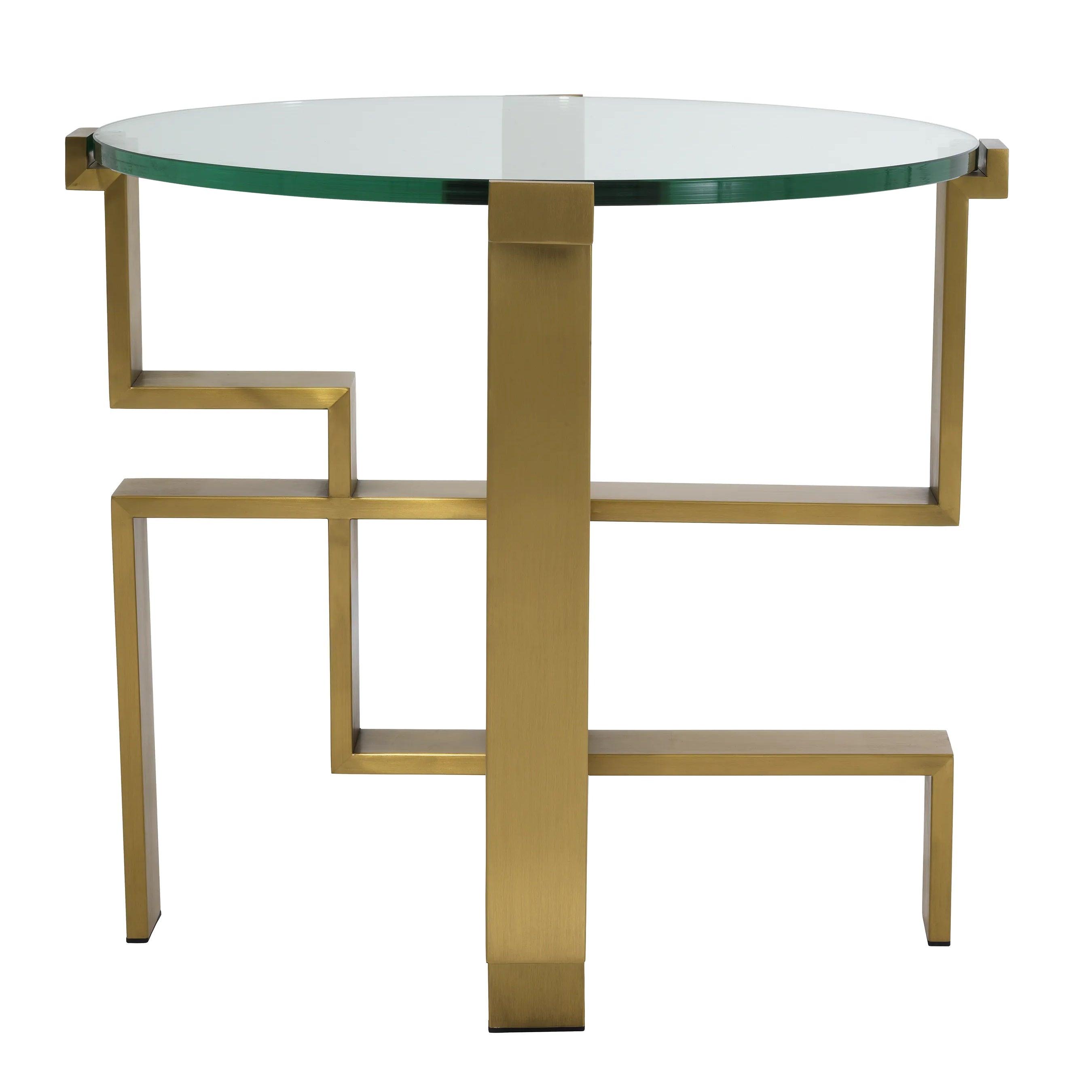 Stolik boczny CHUCK szczotkowany mosiądz Eichholtz Eye on Design