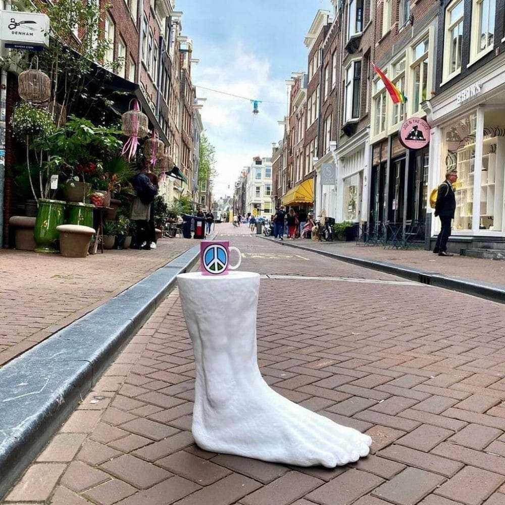 Stolik boczny COLOSSUS biały Seletti Eye on Design