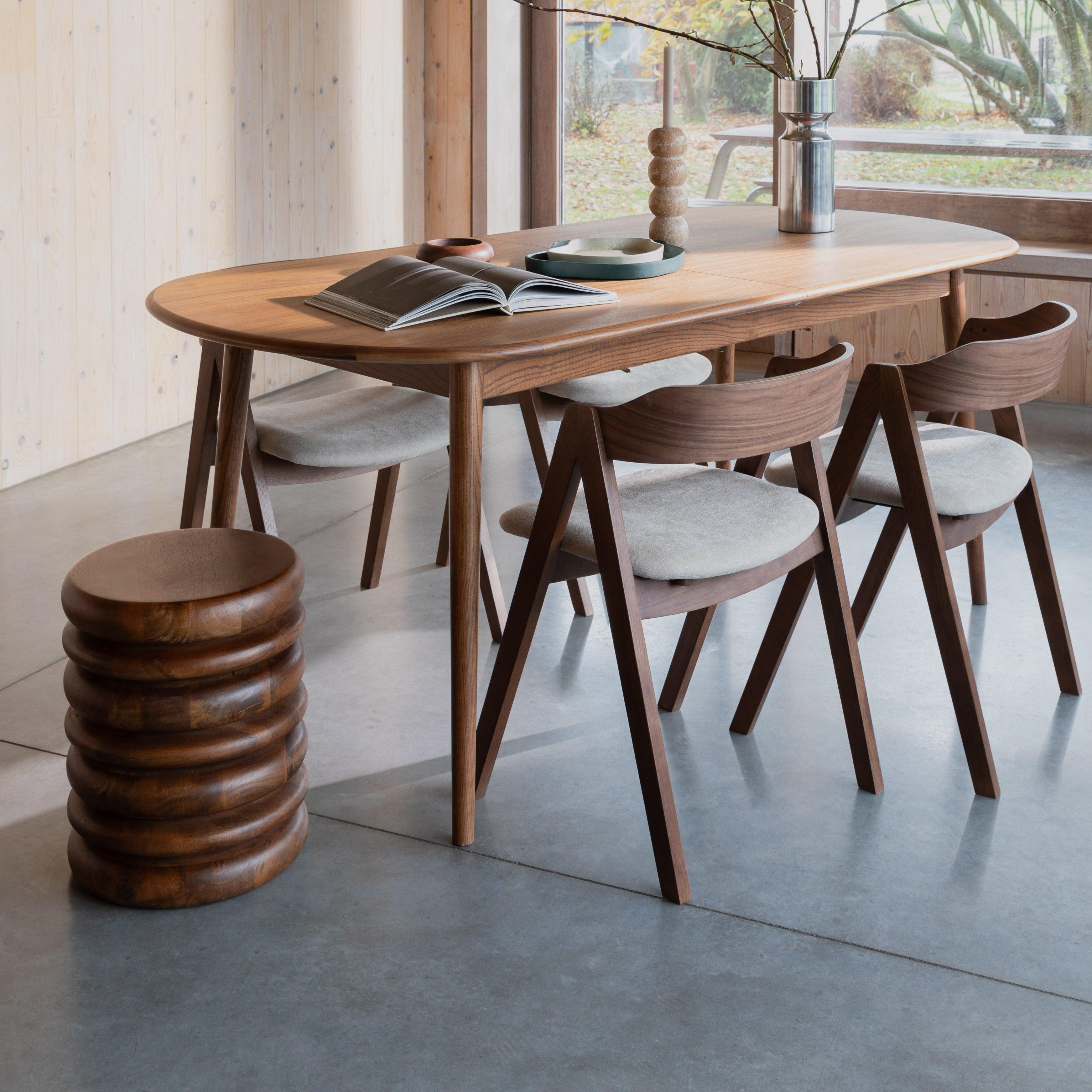 Stolik boczny DISC drewno mango Zuiver Eye on Design