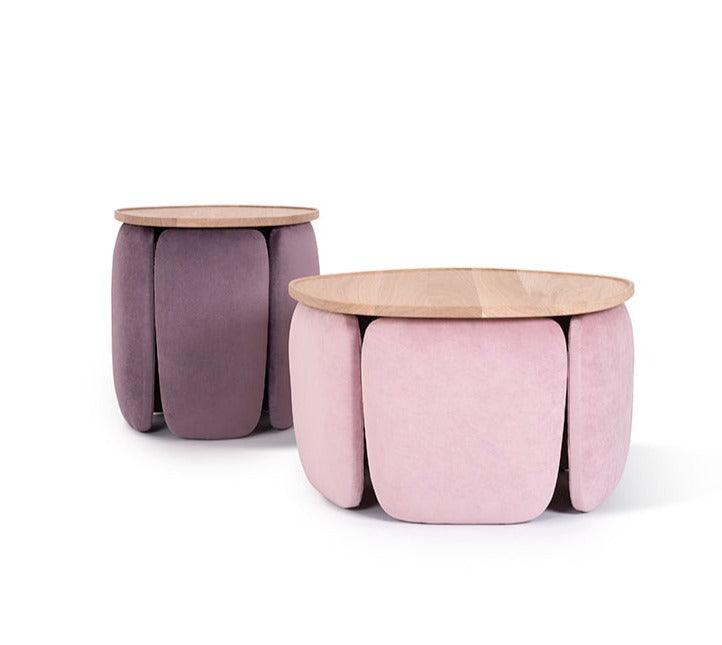 Stolik boczny FLESIA drewno dębowe Nobonobo Eye on Design