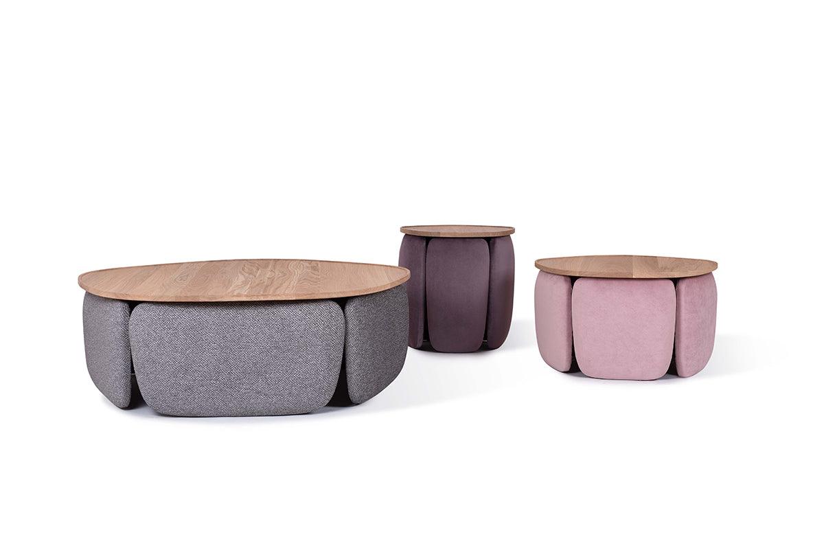 Stolik boczny FLESIA drewno dębowe Nobonobo Eye on Design