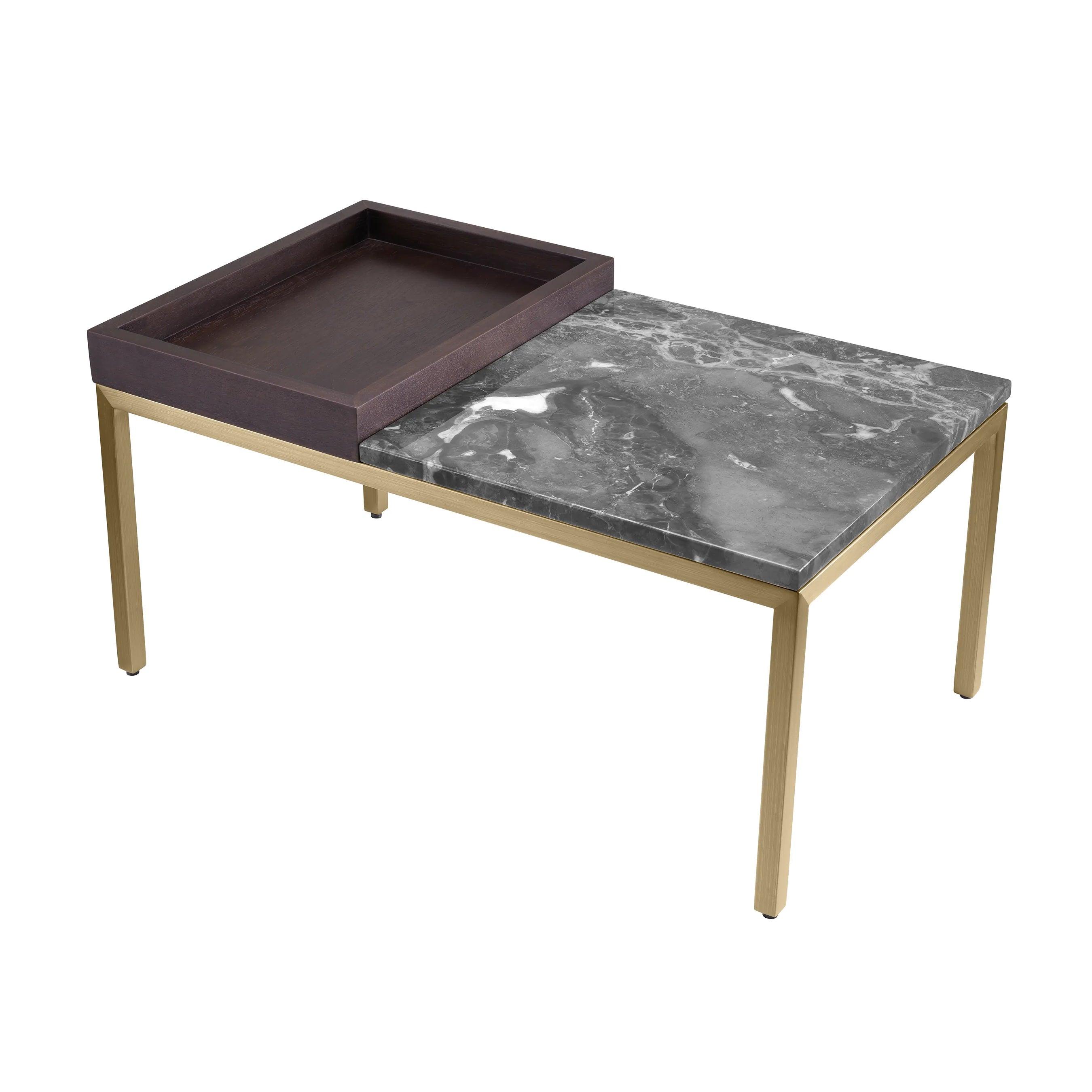 Stolik boczny FORMA szary marmur Eichholtz Eye on Design