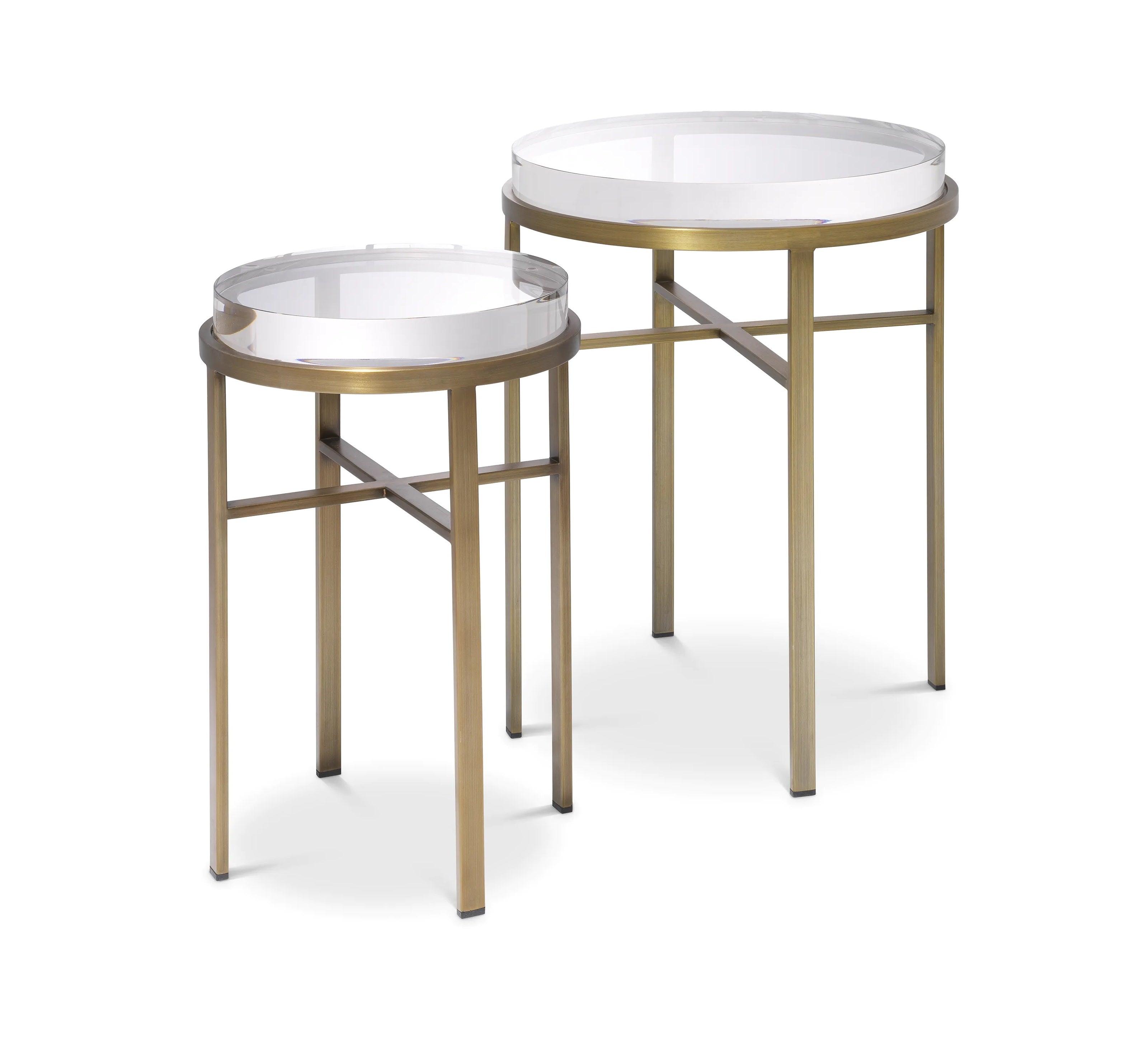 Stolik boczny HOXTON mosiężny Eichholtz Eye on Design