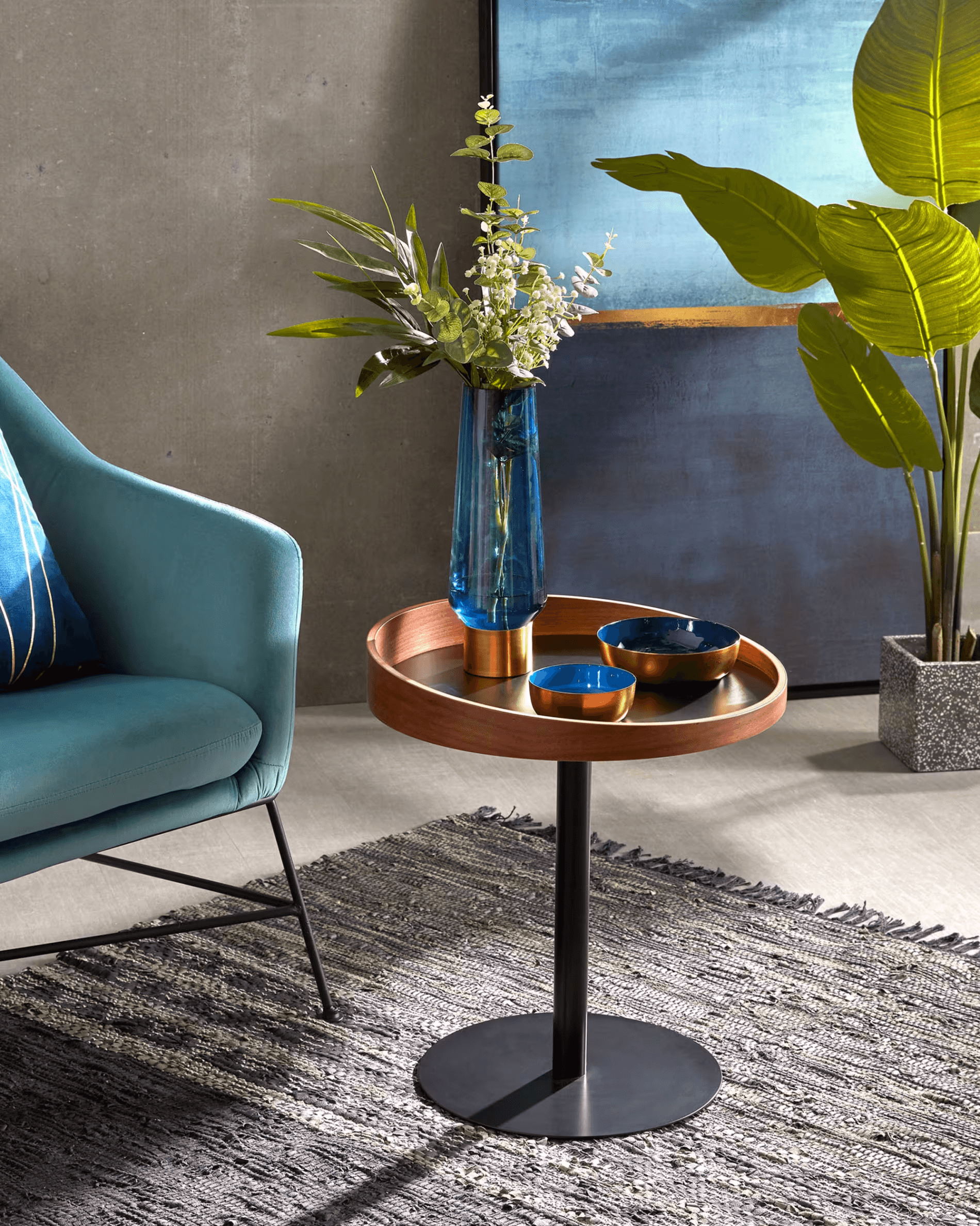 Stolik boczny KAORI czarny La Forma Eye on Design