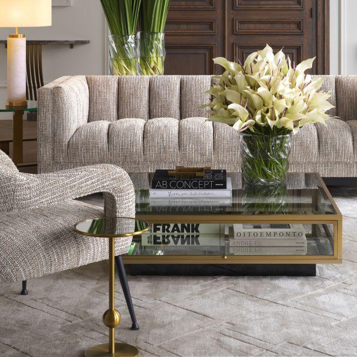 Stolik boczny NARCISO mosiężny Eichholtz Eye on Design