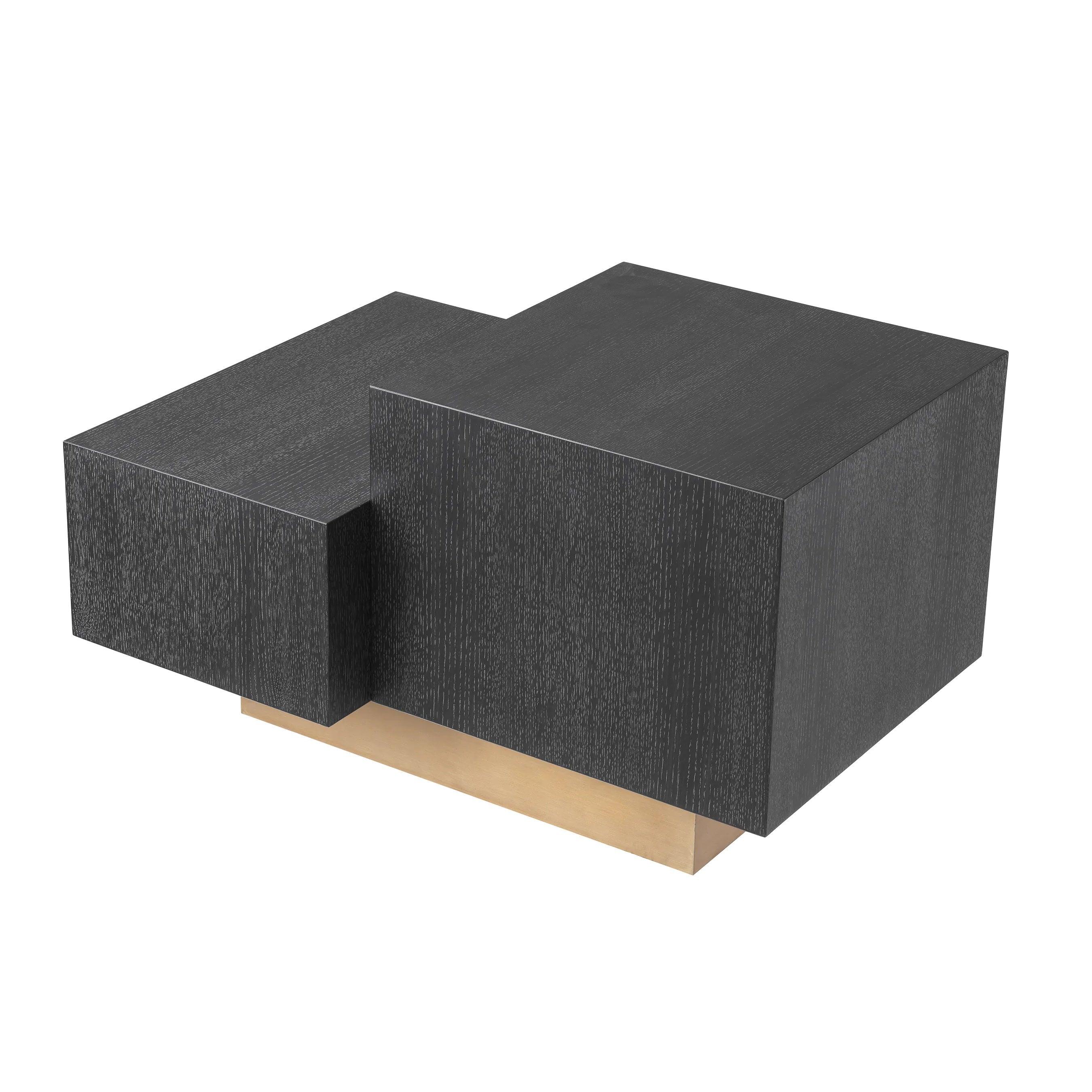 Stolik boczny NERONE czarne drewno Eichholtz Eye on Design