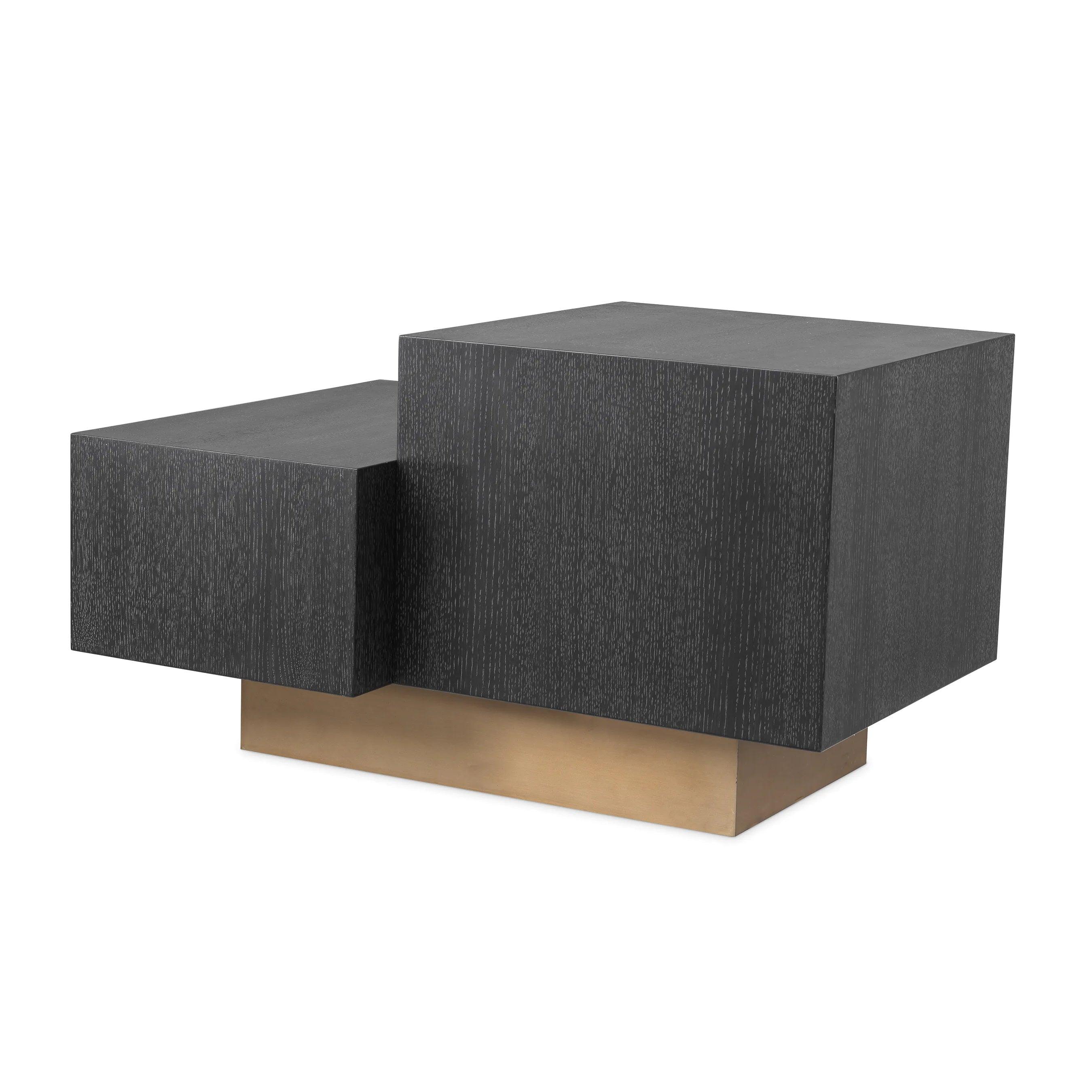 Stolik boczny NERONE czarne drewno Eichholtz Eye on Design