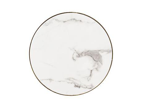 Stolik boczny ODIN biały marmur Richmond Interiors Eye on Design