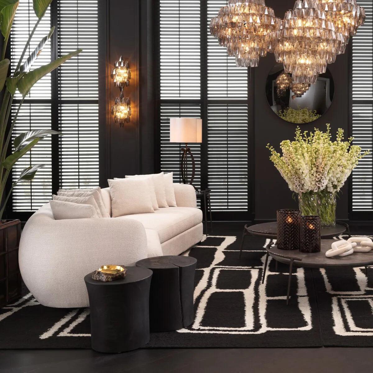 Stolik boczny OSIAS czarne drewno Eichholtz Eye on Design