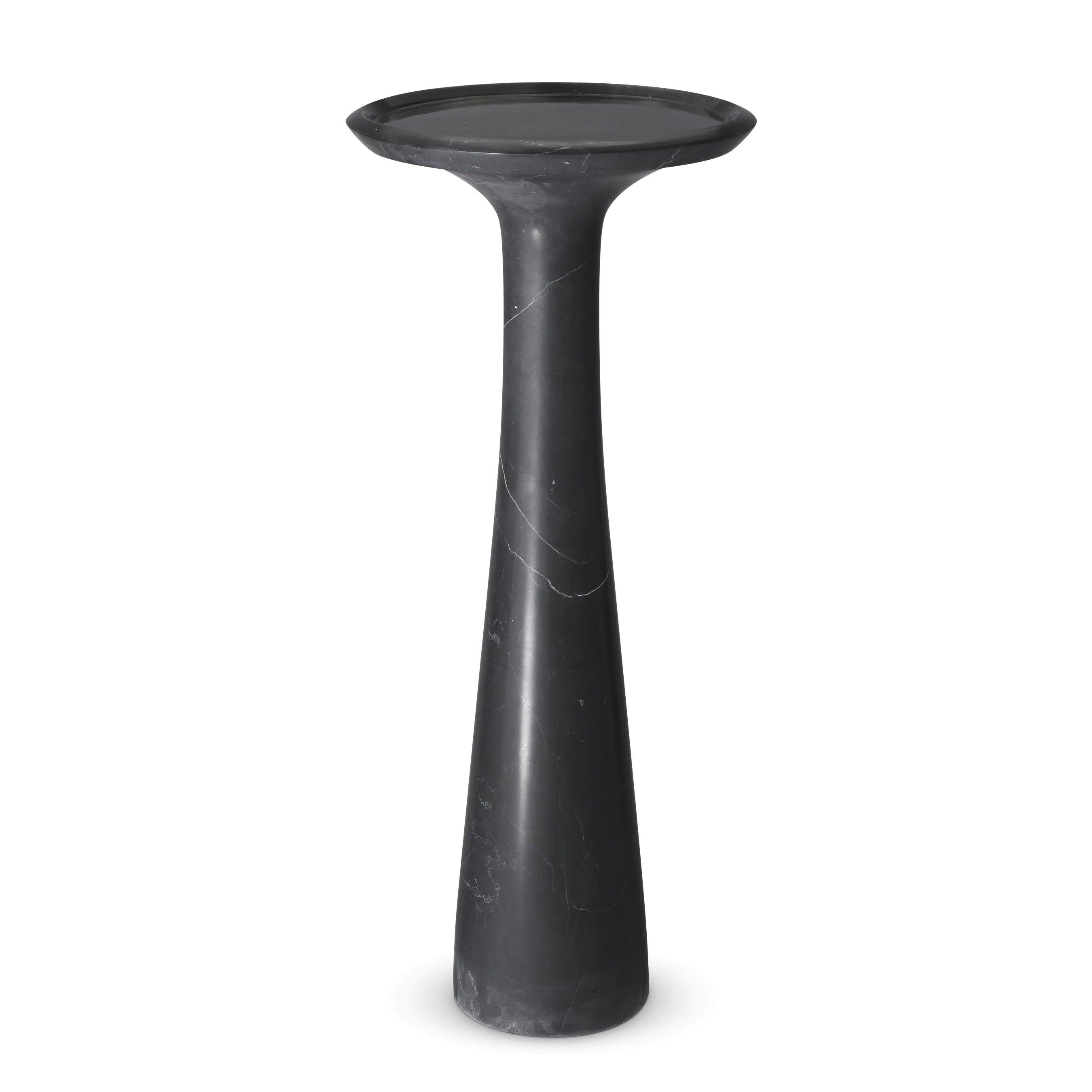 Stolik boczny POMPANO czarny marmur Eichholtz Eye on Design