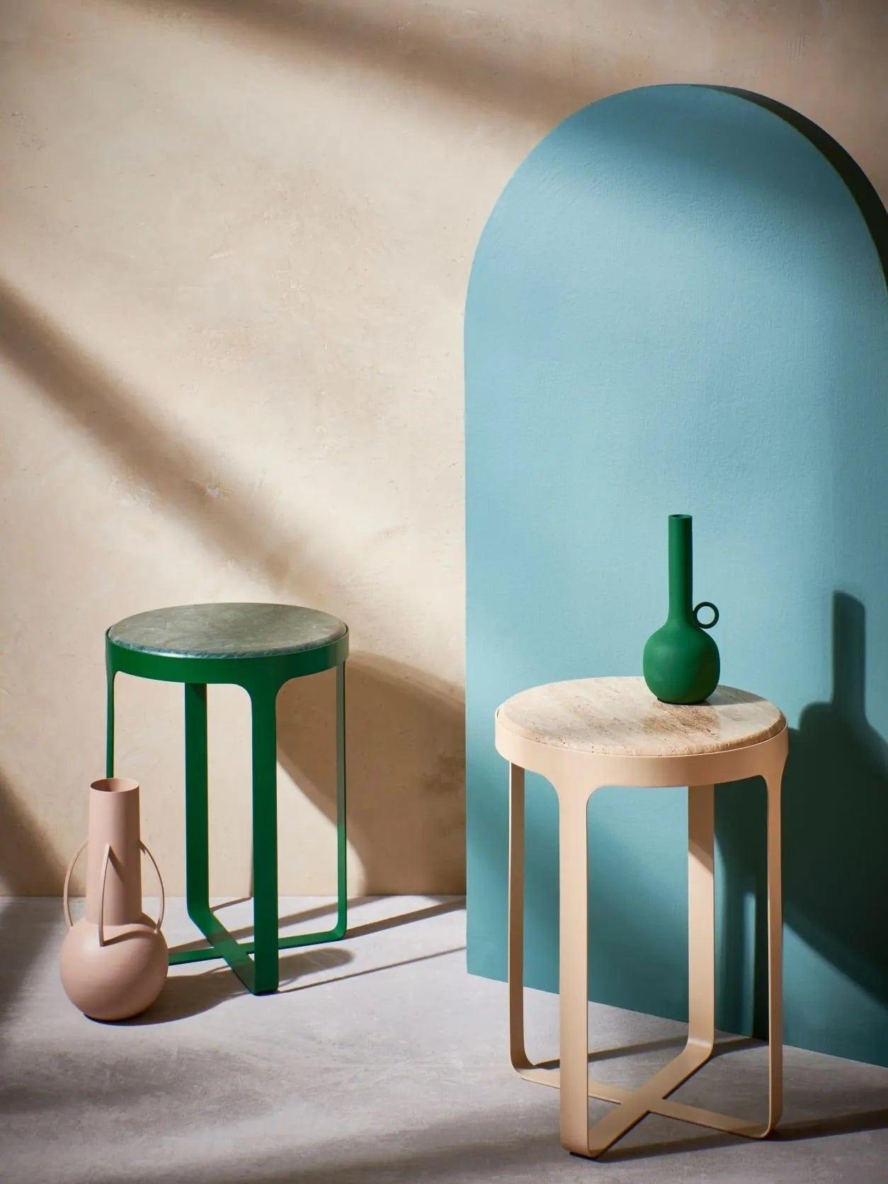 Stolik boczny STONER ciemnozielony Pols Potten Eye on Design