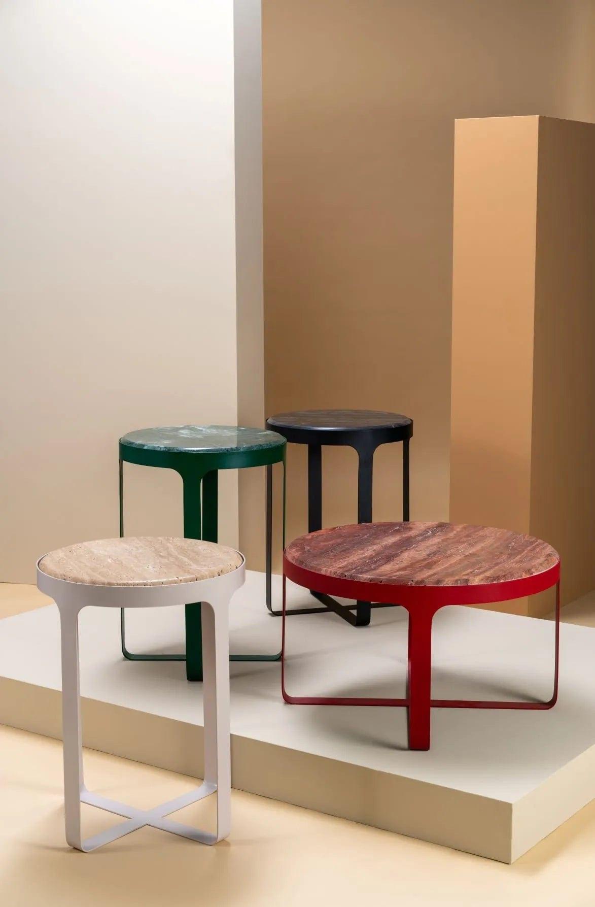 Stolik boczny STONER ciemnozielony Pols Potten Eye on Design