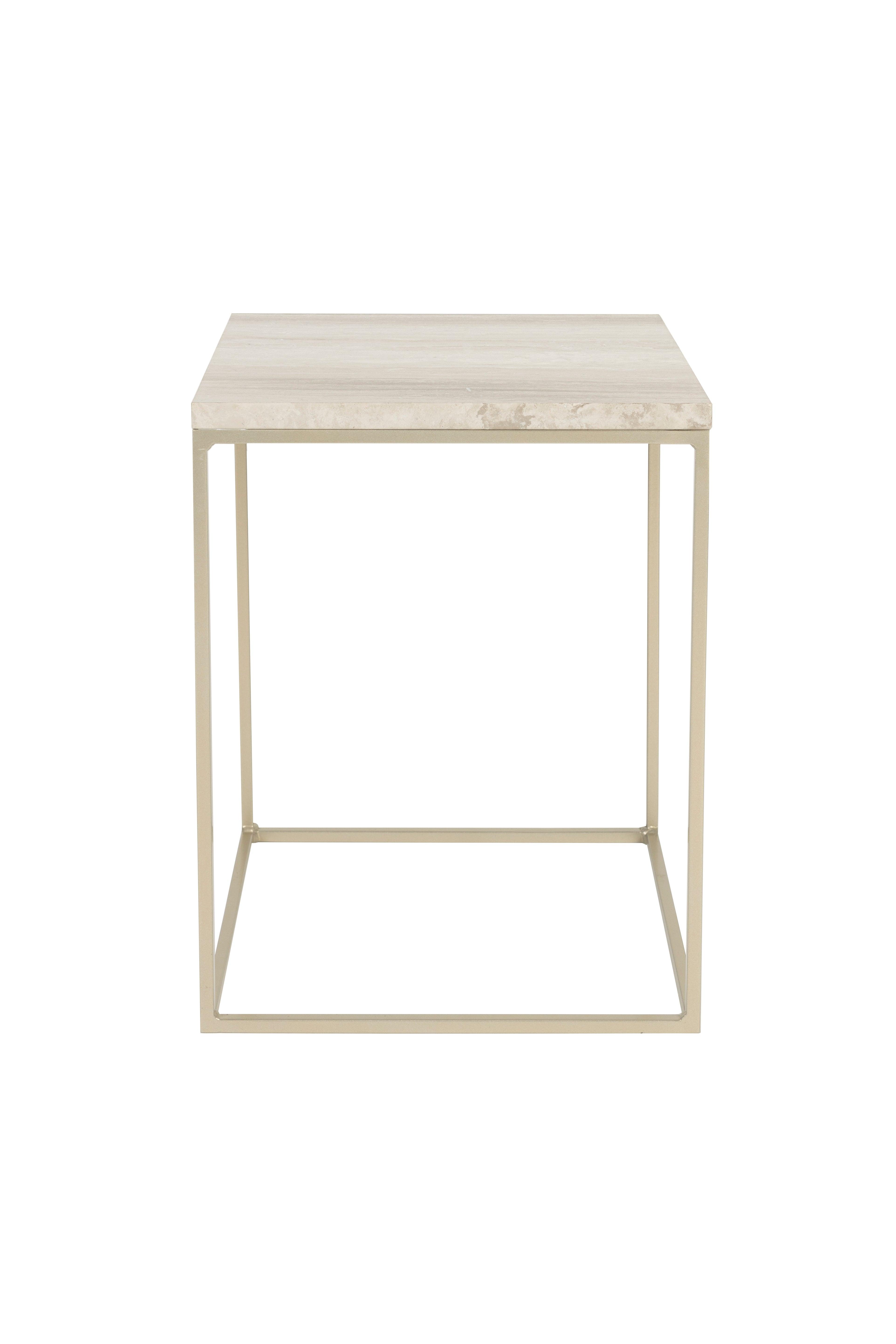 Stolik boczny STRAY beżowy marmur Zuiver Eye on Design