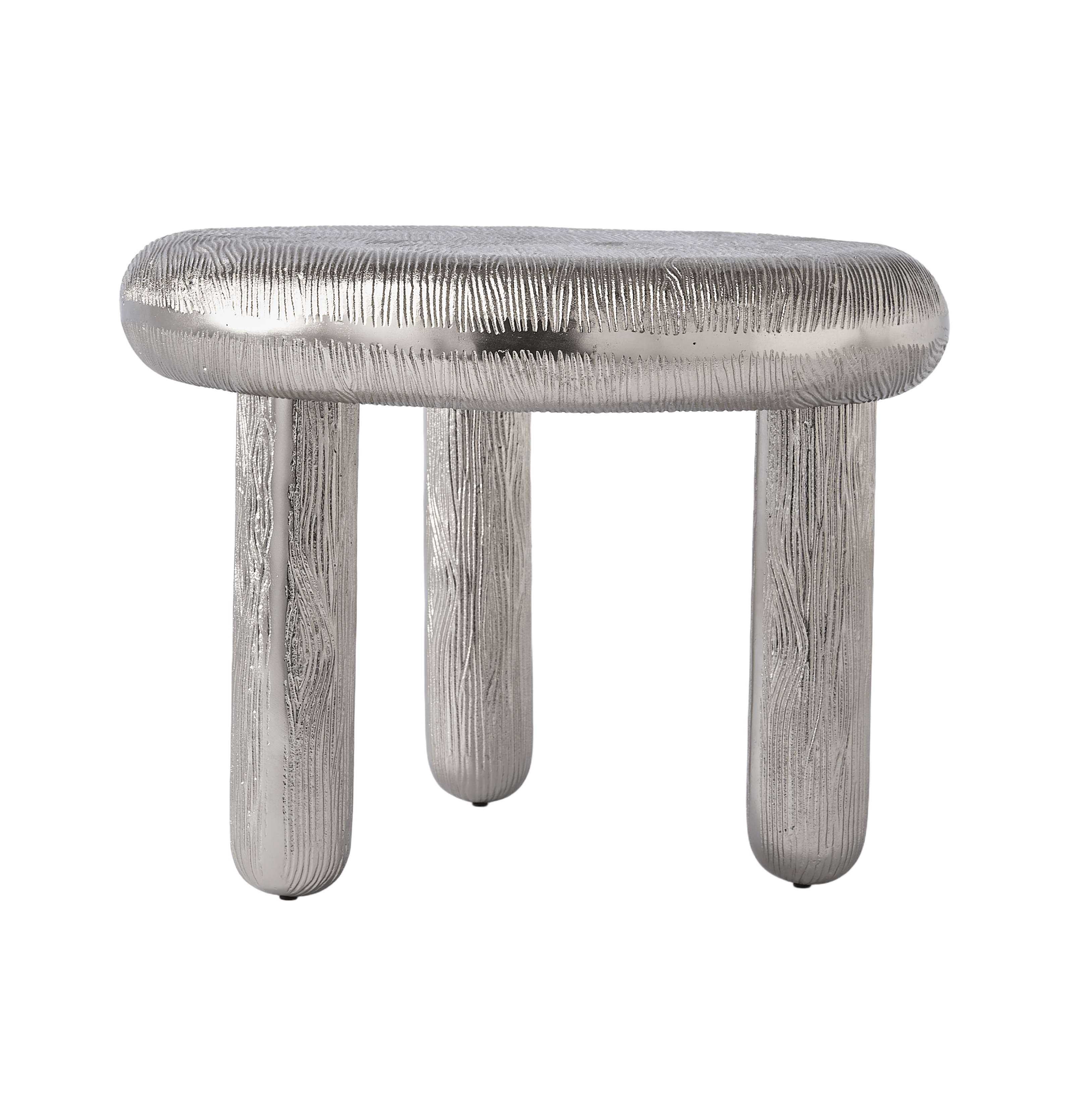 Stolik boczny THICK DISK srebrny Pols Potten Eye on Design