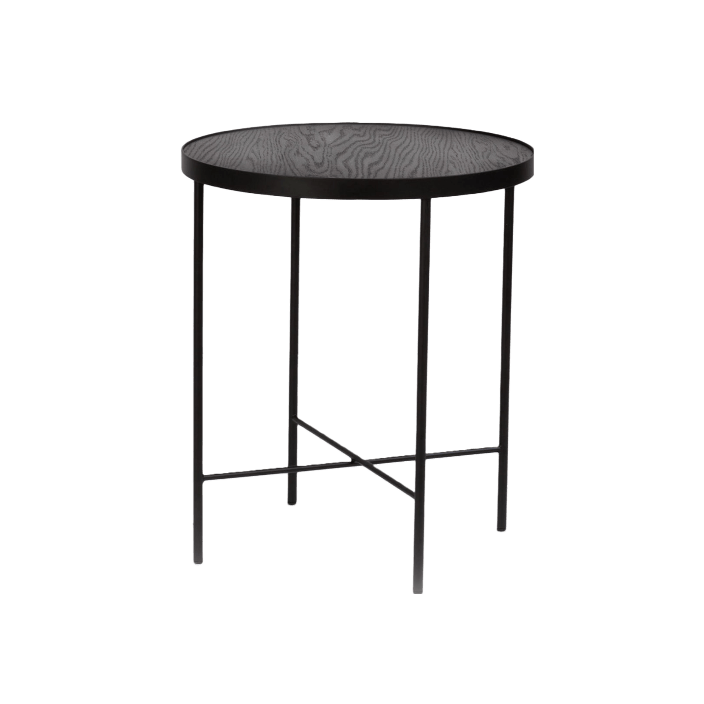 Stolik boczny TRE czarny dąb Nordifra Eye on Design