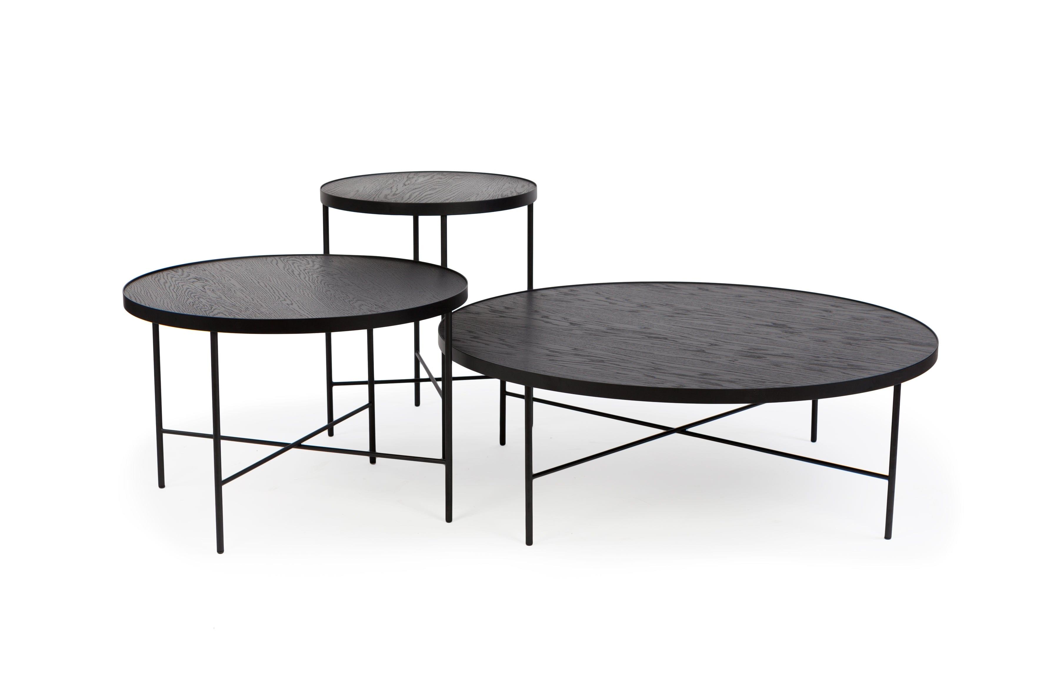 Stolik boczny TRE czarny dąb Nordifra Eye on Design