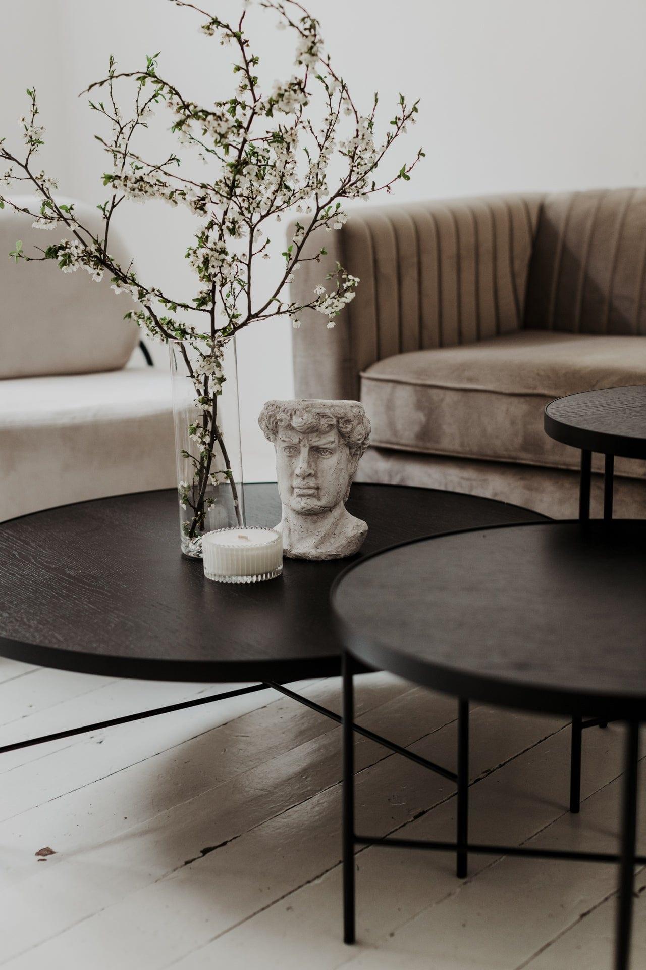 Stolik boczny TRE czarny dąb Nordifra Eye on Design