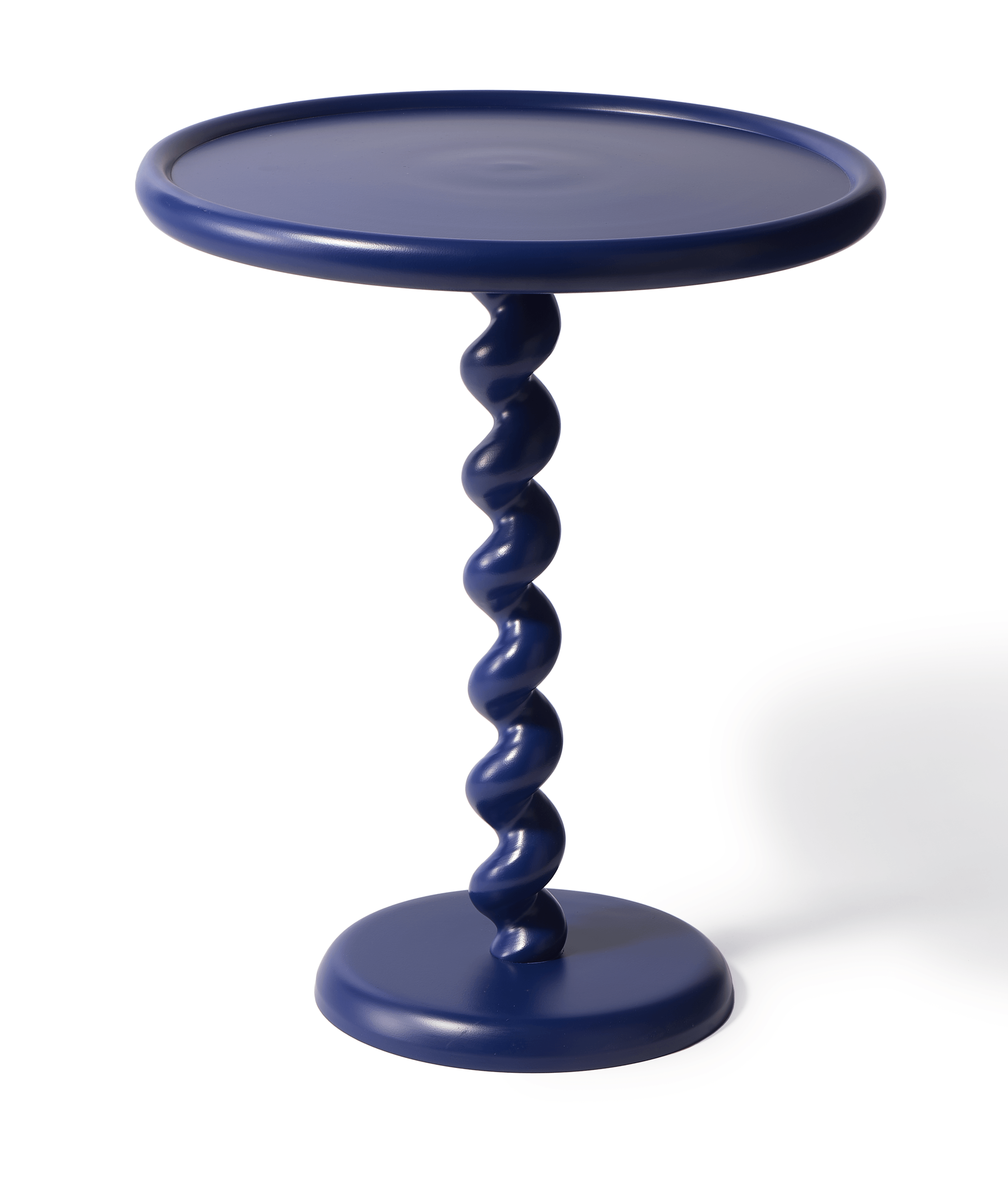 Stolik boczny TWISTER ciemnoniebieski Pols Potten Eye on Design