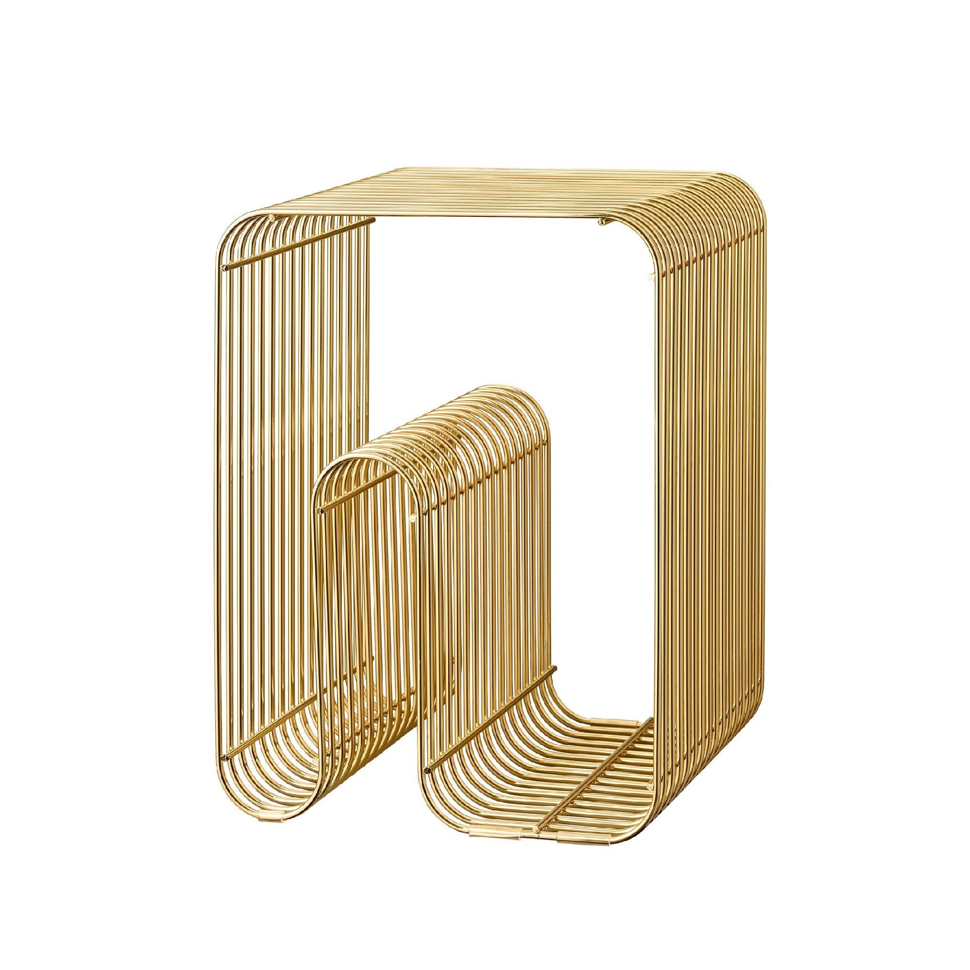 Stolik CURVA złoty AYTM Eye on Design