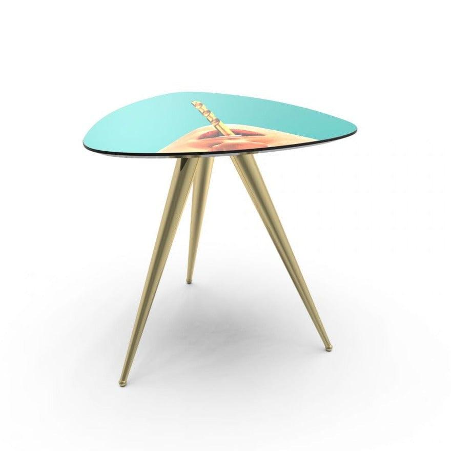 Stolik DRILL turkusowy Seletti Eye on Design