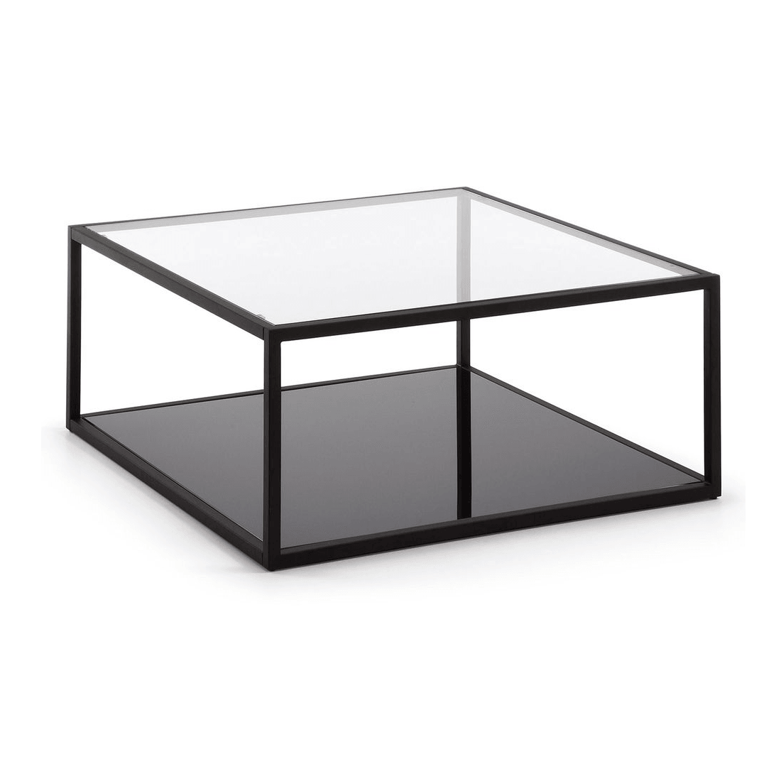 Stolik kawowy BLACKHILL czarny La Forma 80x80 cm Eye on Design