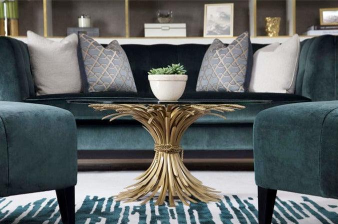 Stolik kawowy BONHEUR złoty Eichholtz Eye on Design