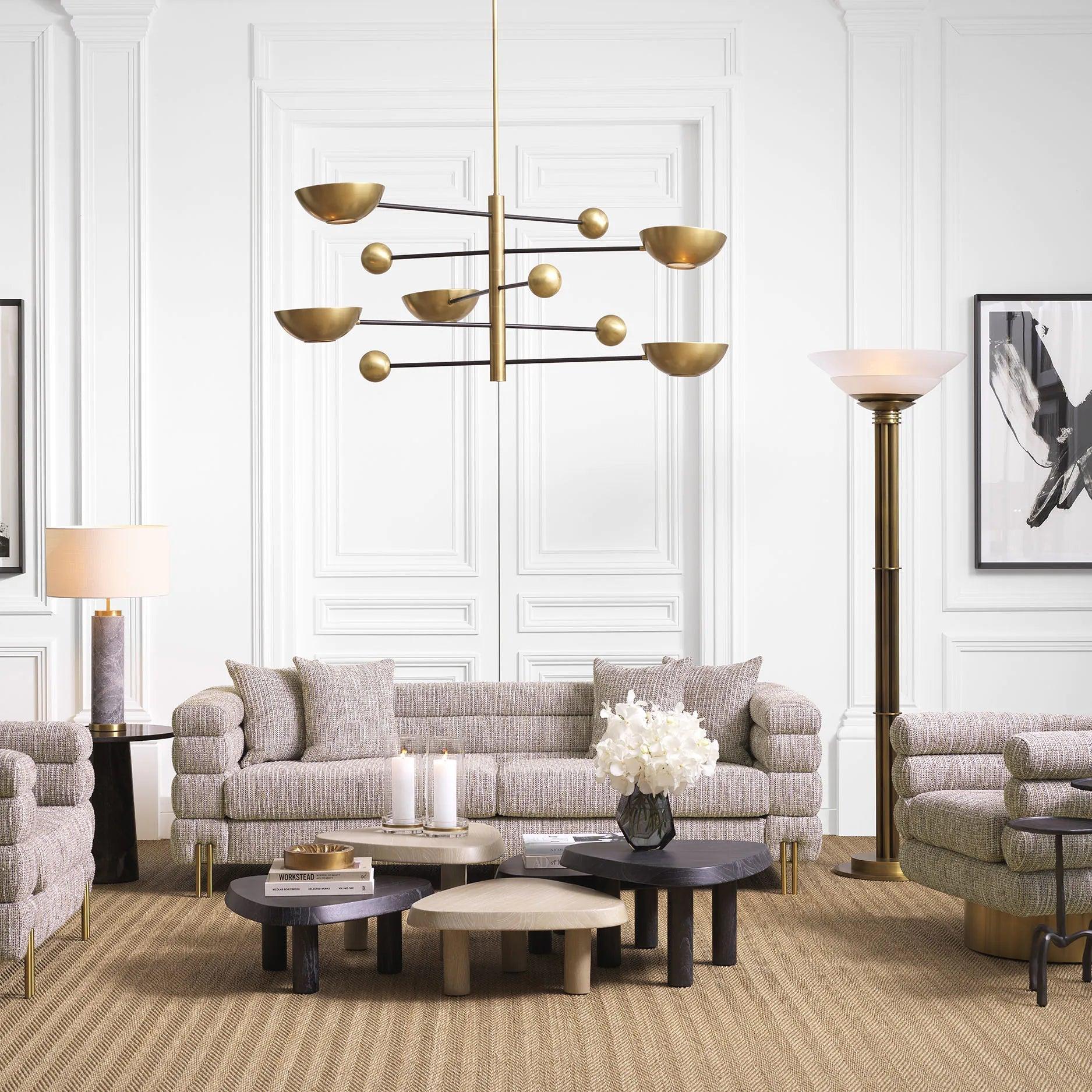 Stolik kawowy BRIËL czarny fornir Eichholtz Eye on Design