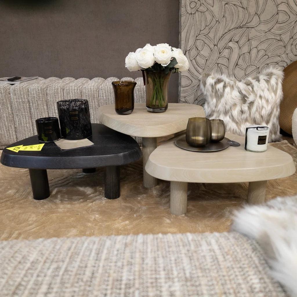 Stolik kawowy BRIËL jasnobrązowy fornir Eichholtz Eye on Design