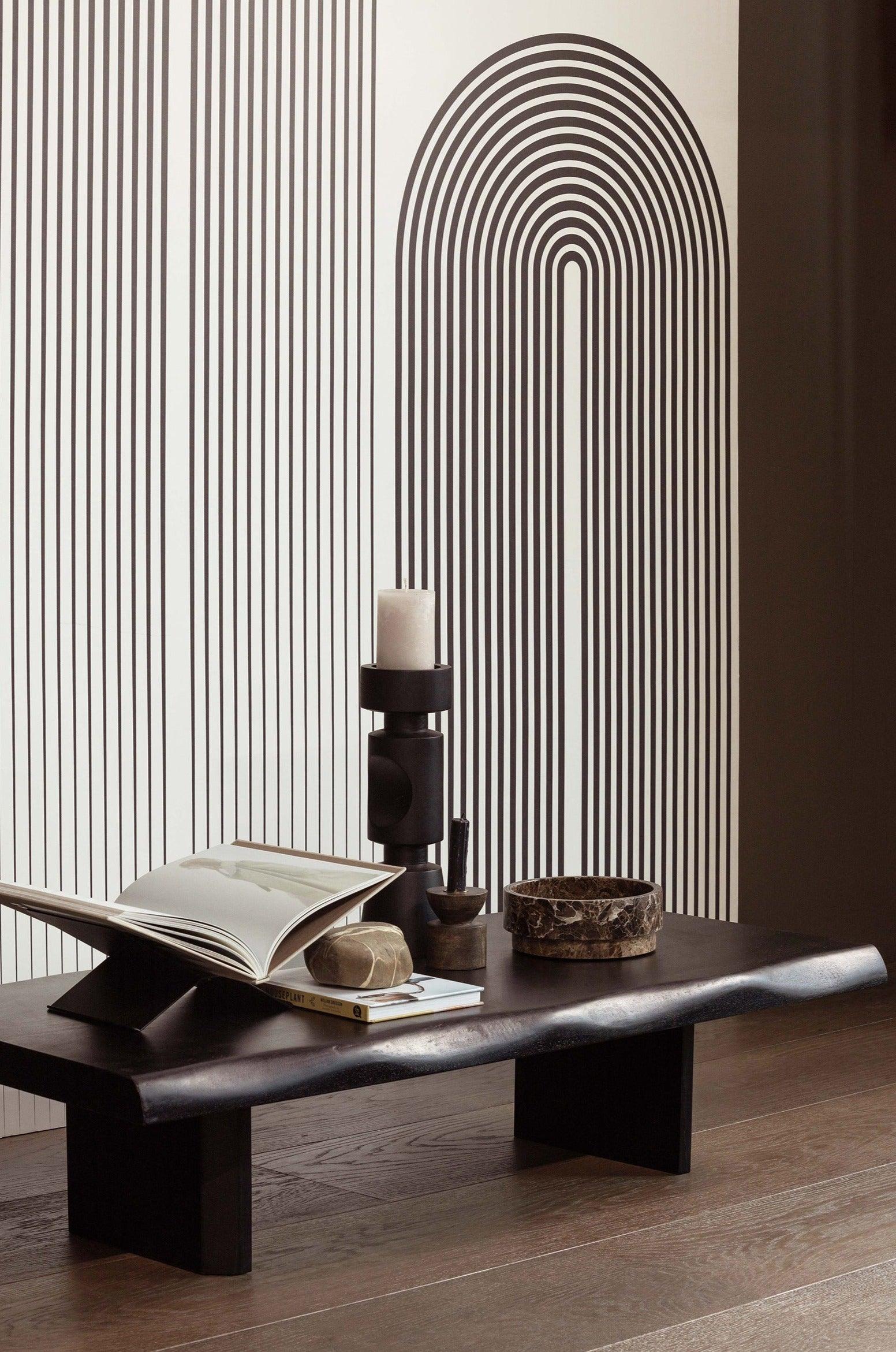 Stolik kawowy CALI czarne drewno mango Woood Exclusive Eye on Design